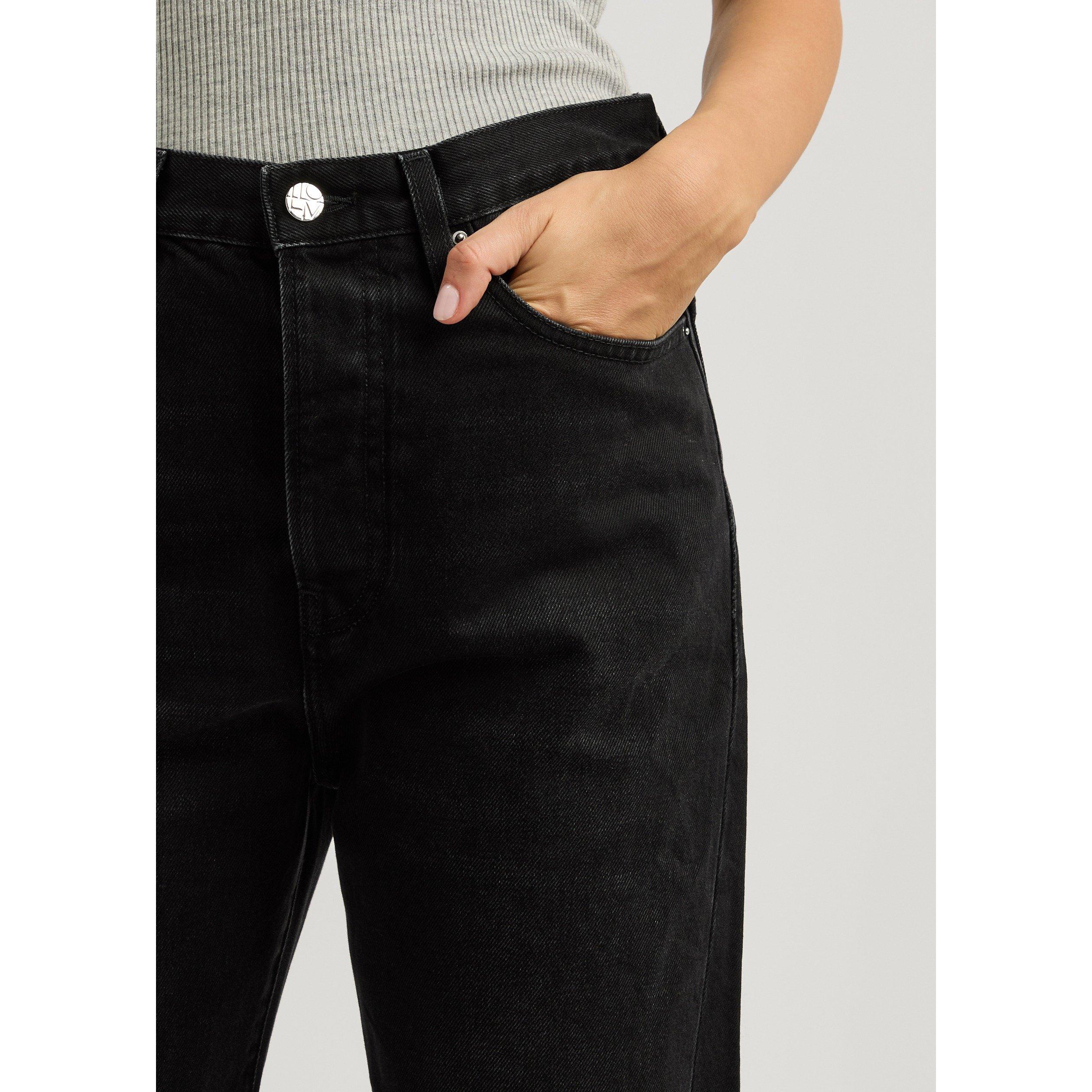 BLACK - Toteme - Twisted seam denim full length - 4