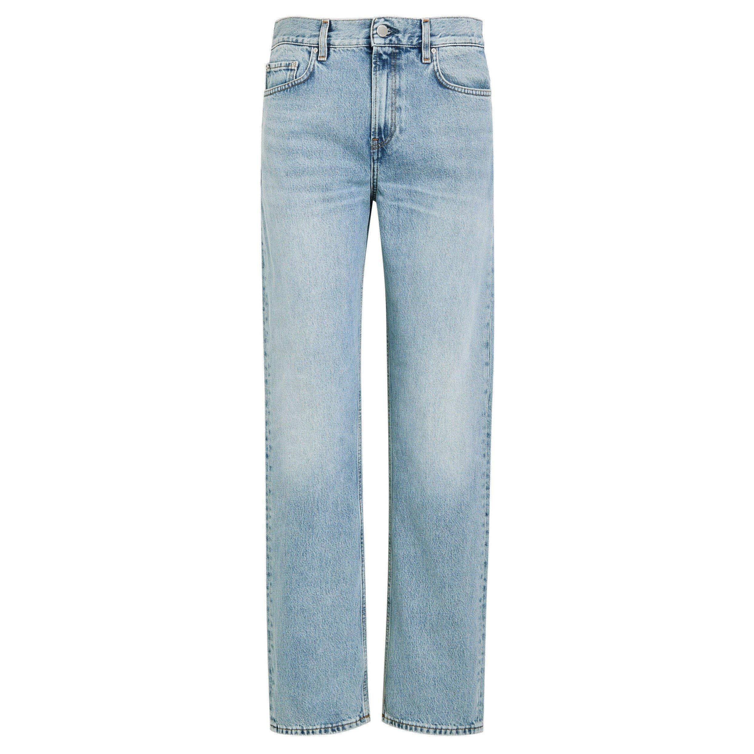 Low straight denim