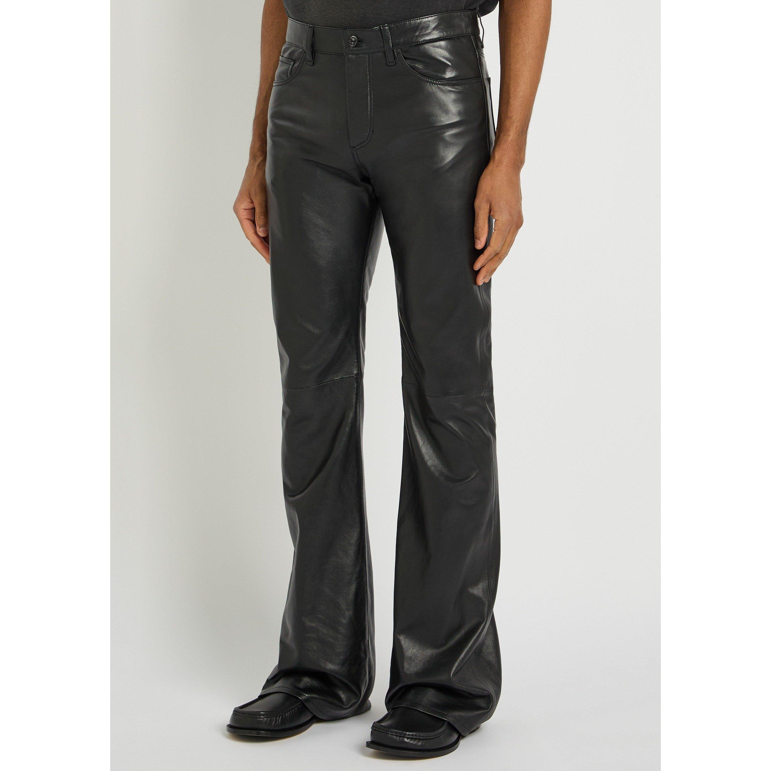 BLACK - Acne Studios - ACNE LOANNA PUFF NAPPA TROUSES - 2