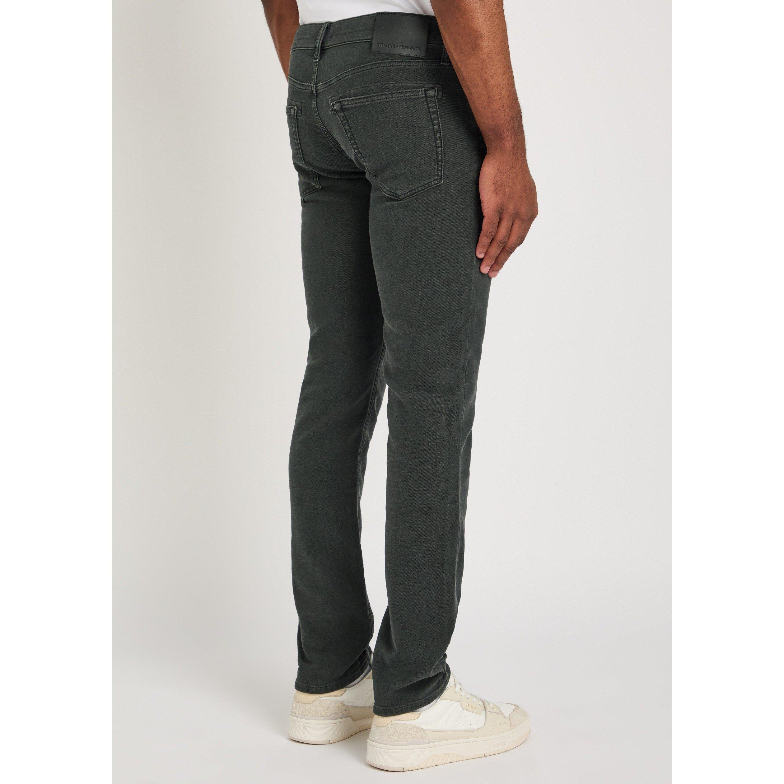 DARK GREY - Citizens Of Humanity - Men's Adler Cotton Slim-Fit Jeans - 3