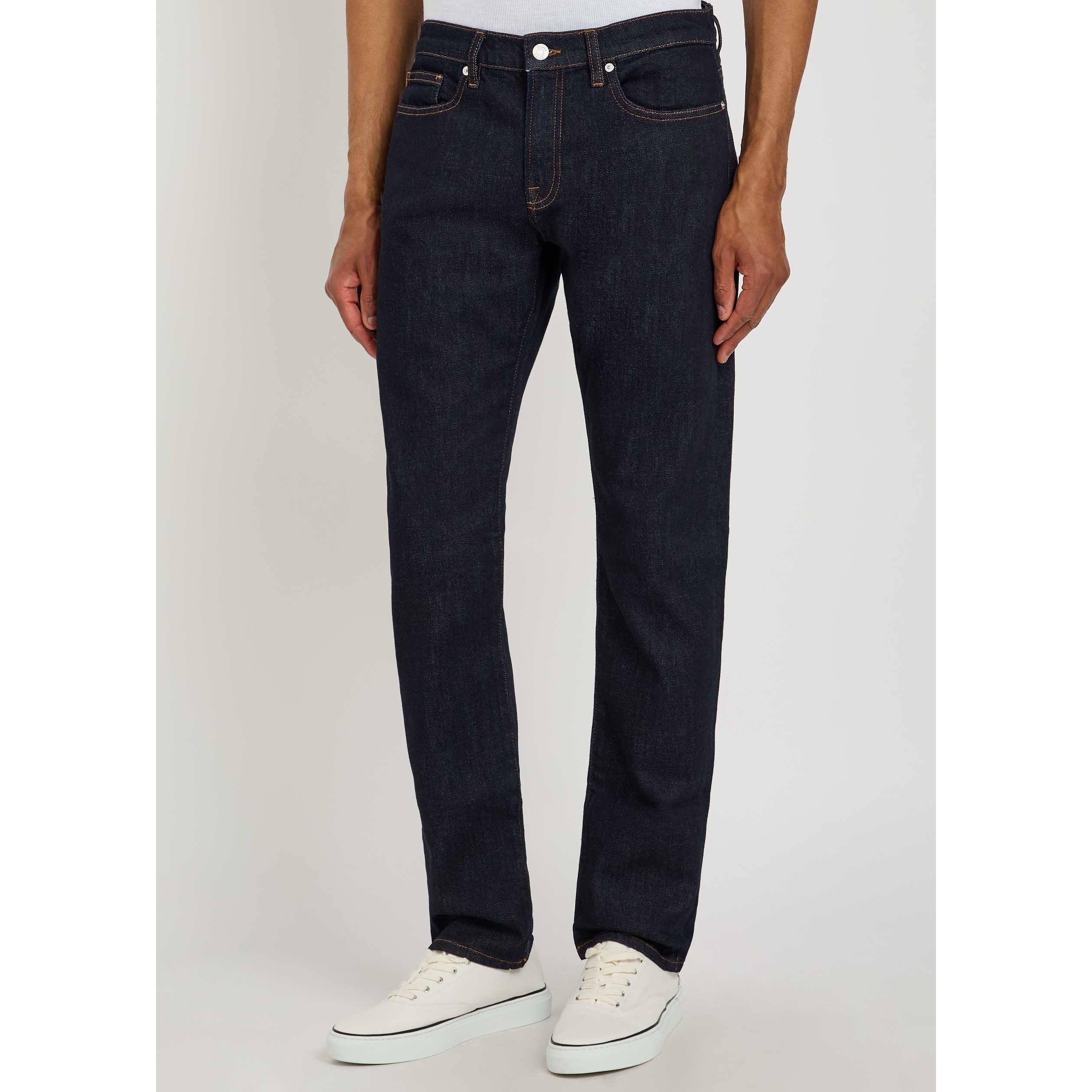 DARK BLUE - Frame - Men's L'Homme Slim Jeans - 2