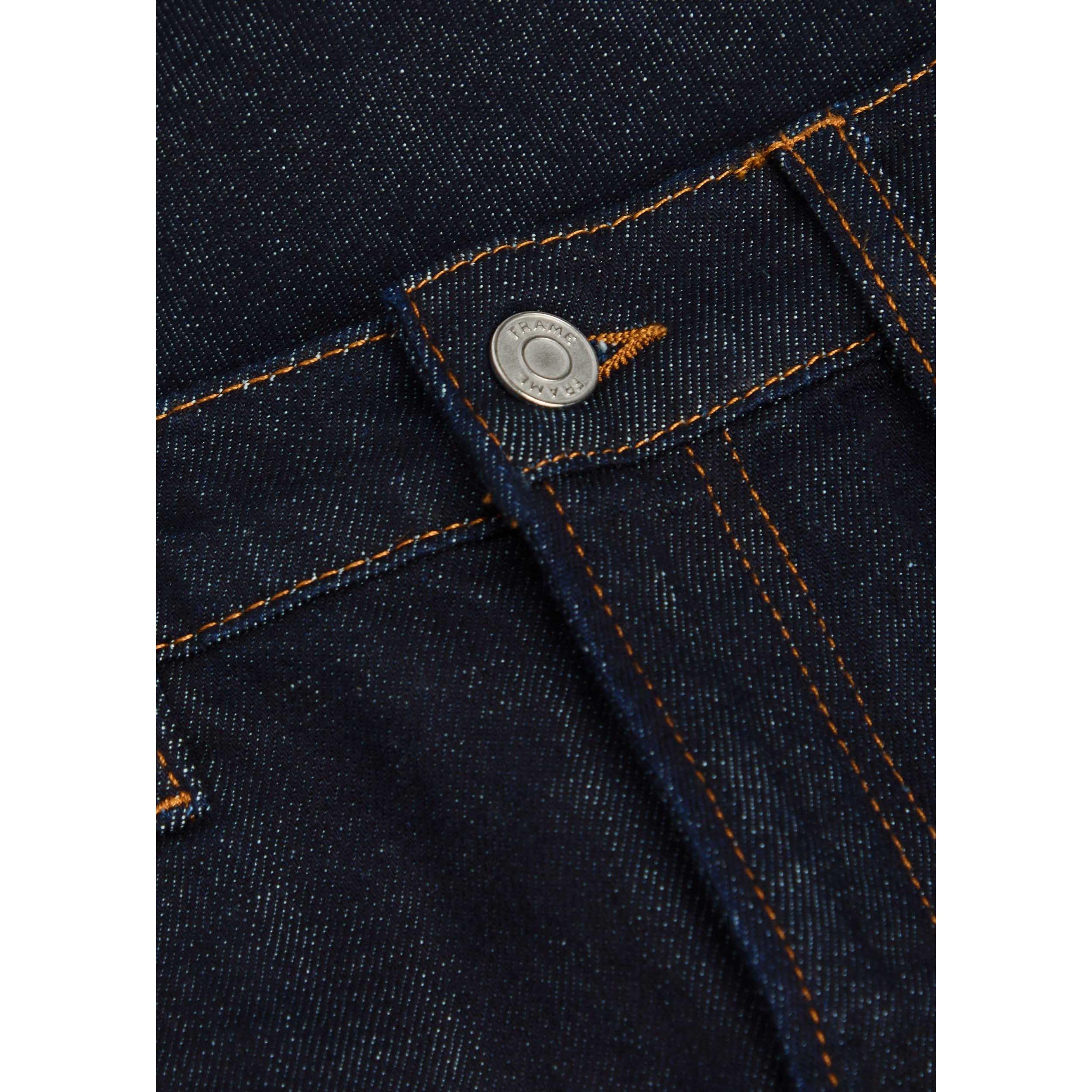 DARK BLUE - Frame - Men's L'Homme Slim Jeans - 4