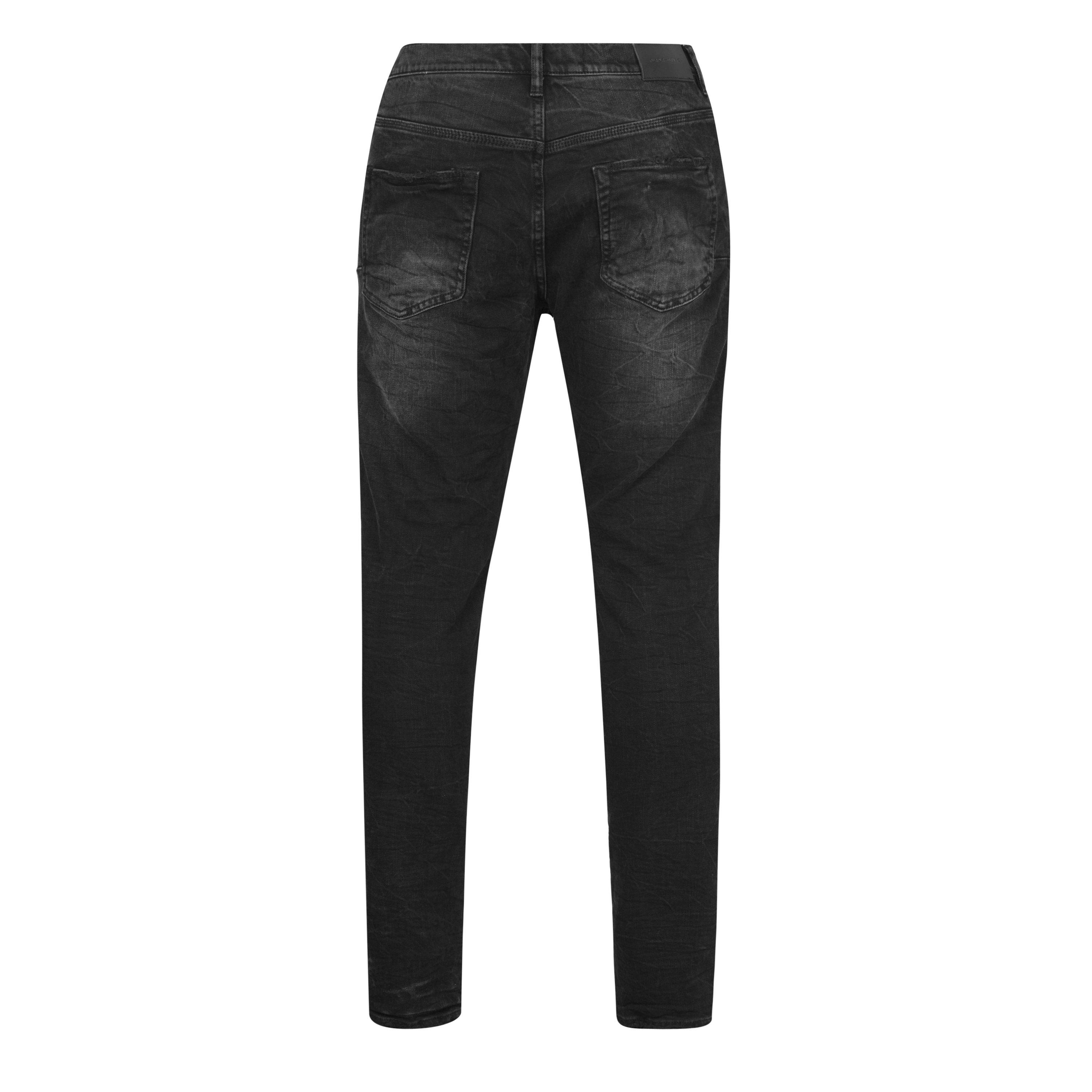 Black Blowout - Purple Brand - Mid Rise Distressed Jeans - 2