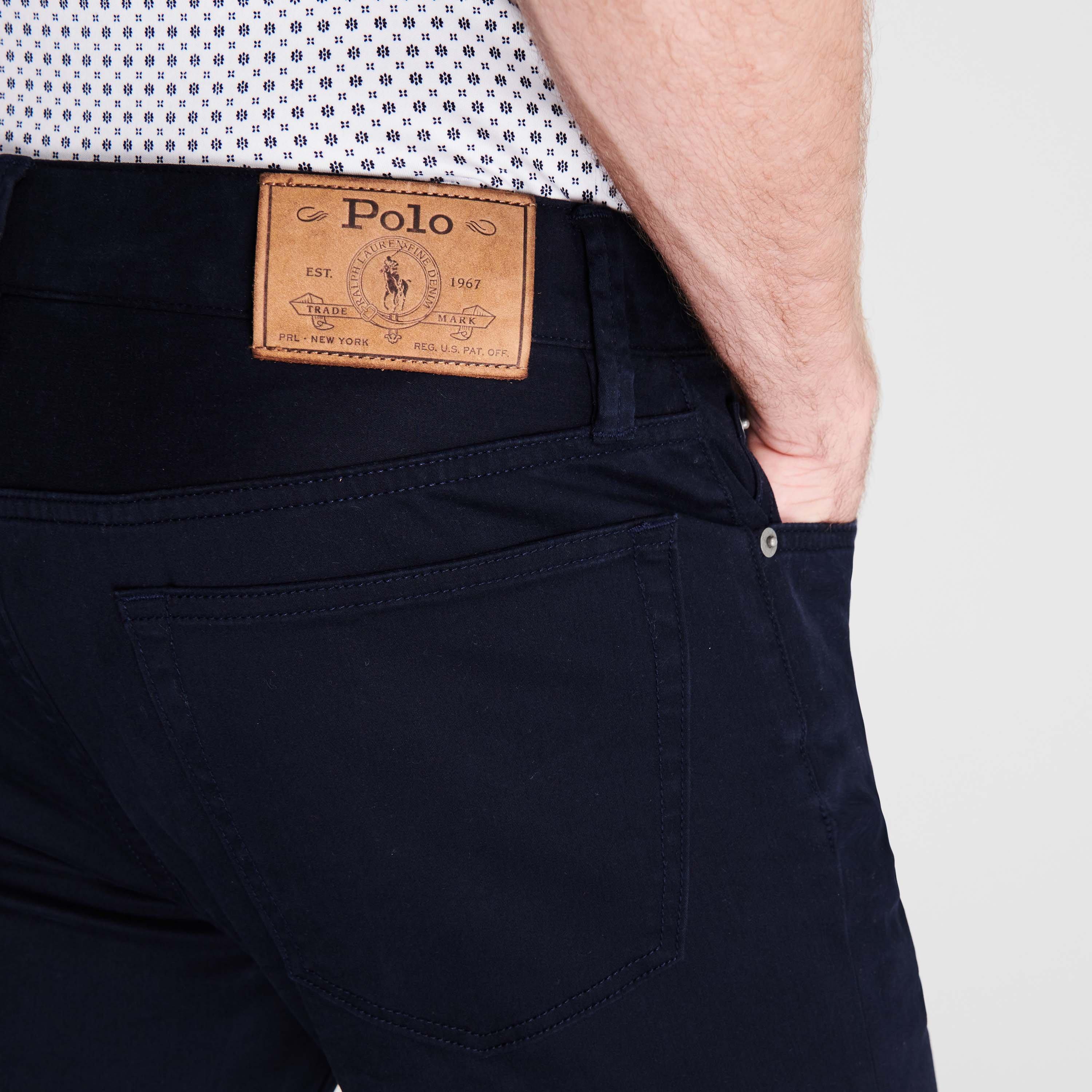 CollectionNavy - Polo Ralph Lauren - Varick 5 Pocket Trousers - 5