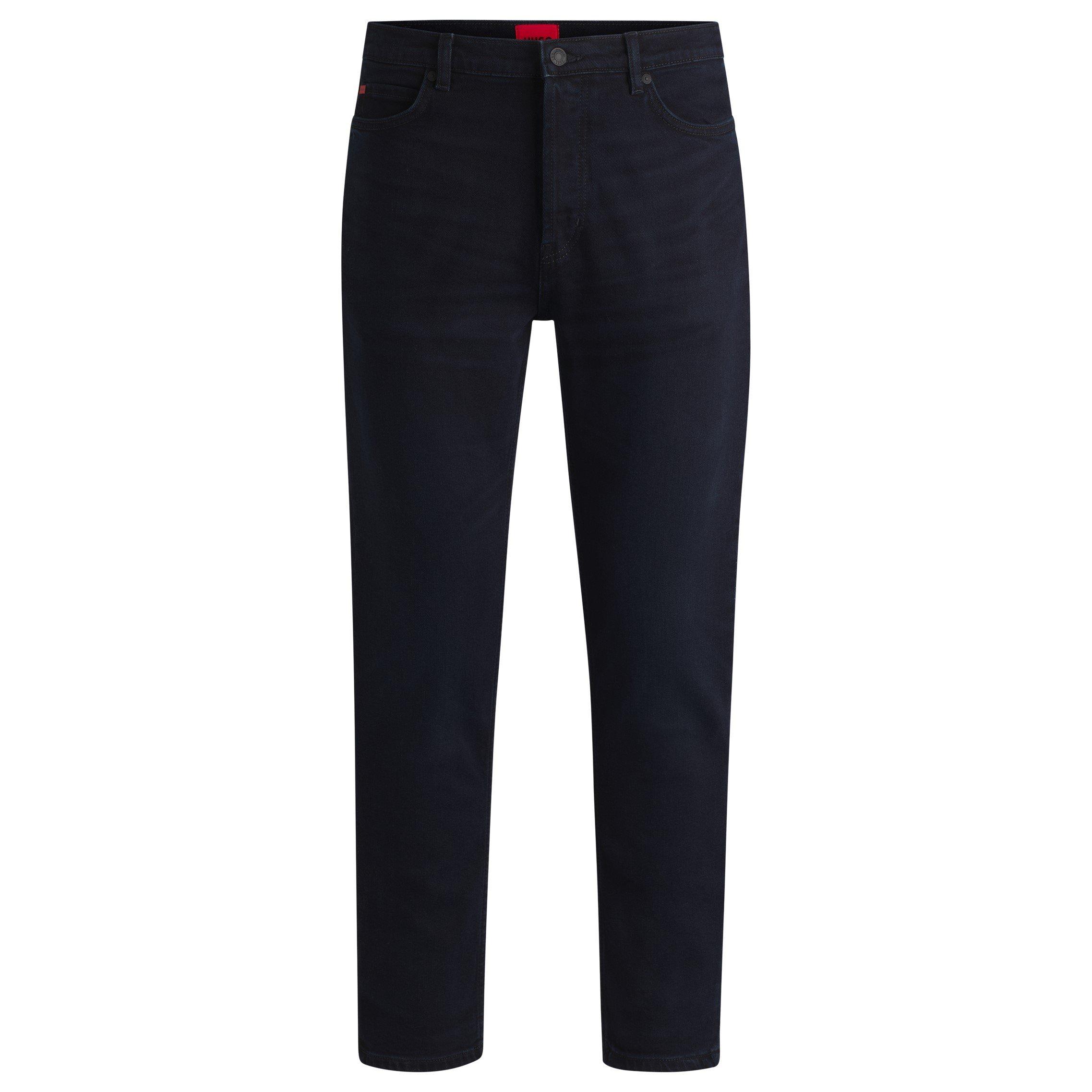 Dark Blue - Hugo - Men's Tapered Jeans - 7