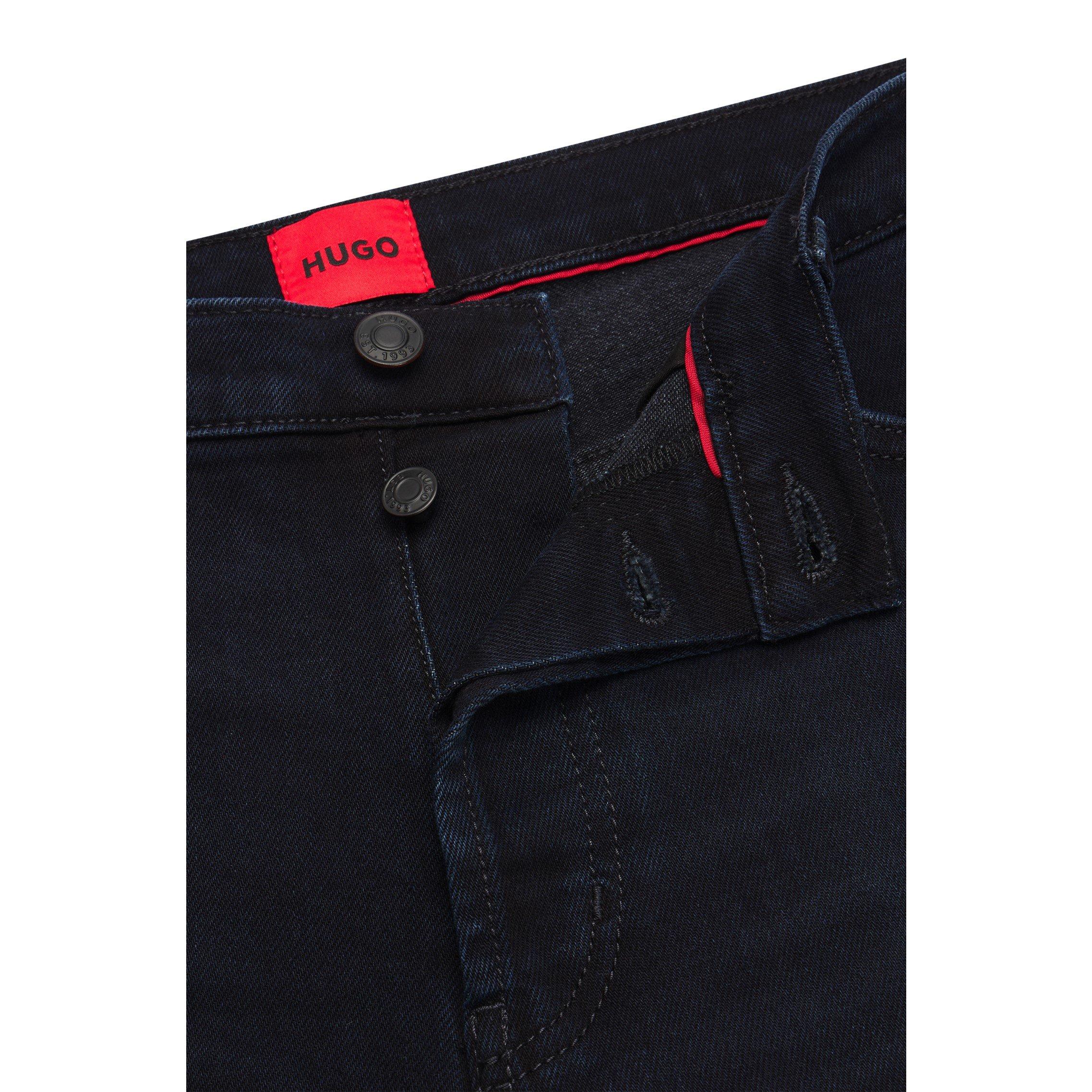 Dark Blue - Hugo - Men's Tapered Jeans - 8