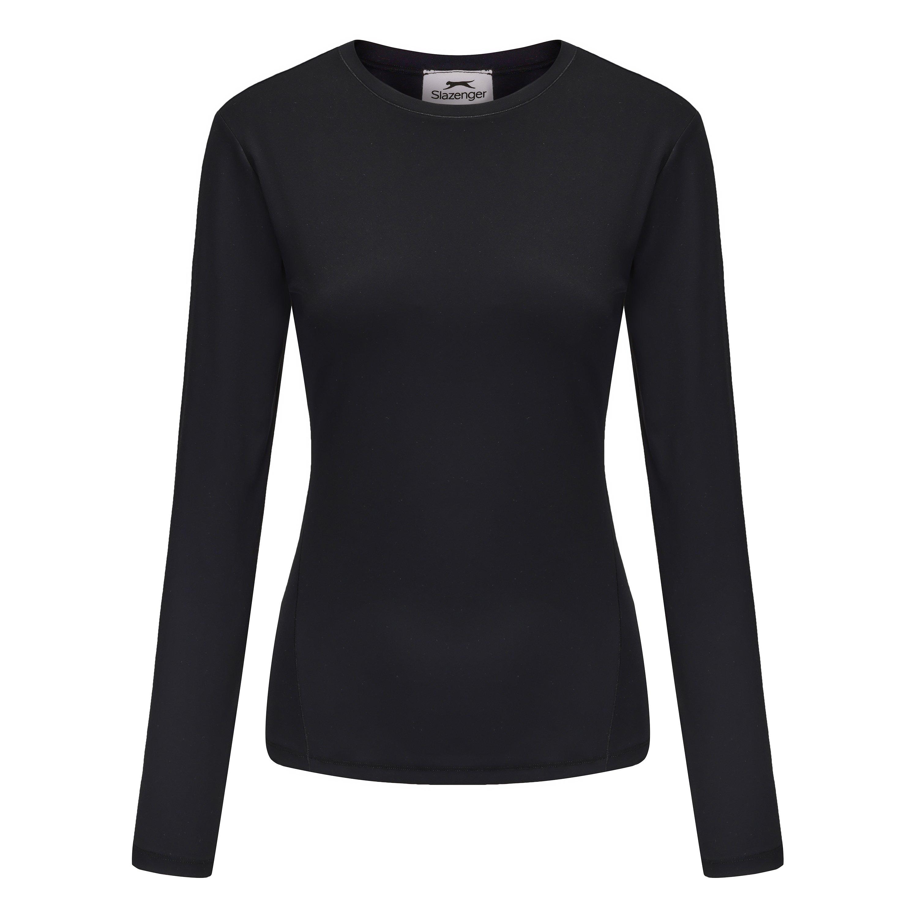 S Swizz/Blk - Slazenger - 2Pk Crew Top Women - 2