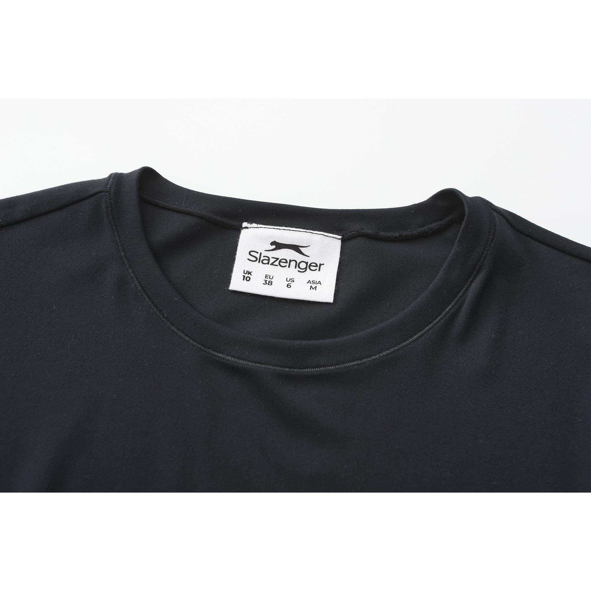 S Swizz/Blk - Slazenger - 2Pk Crew Top Women - 8