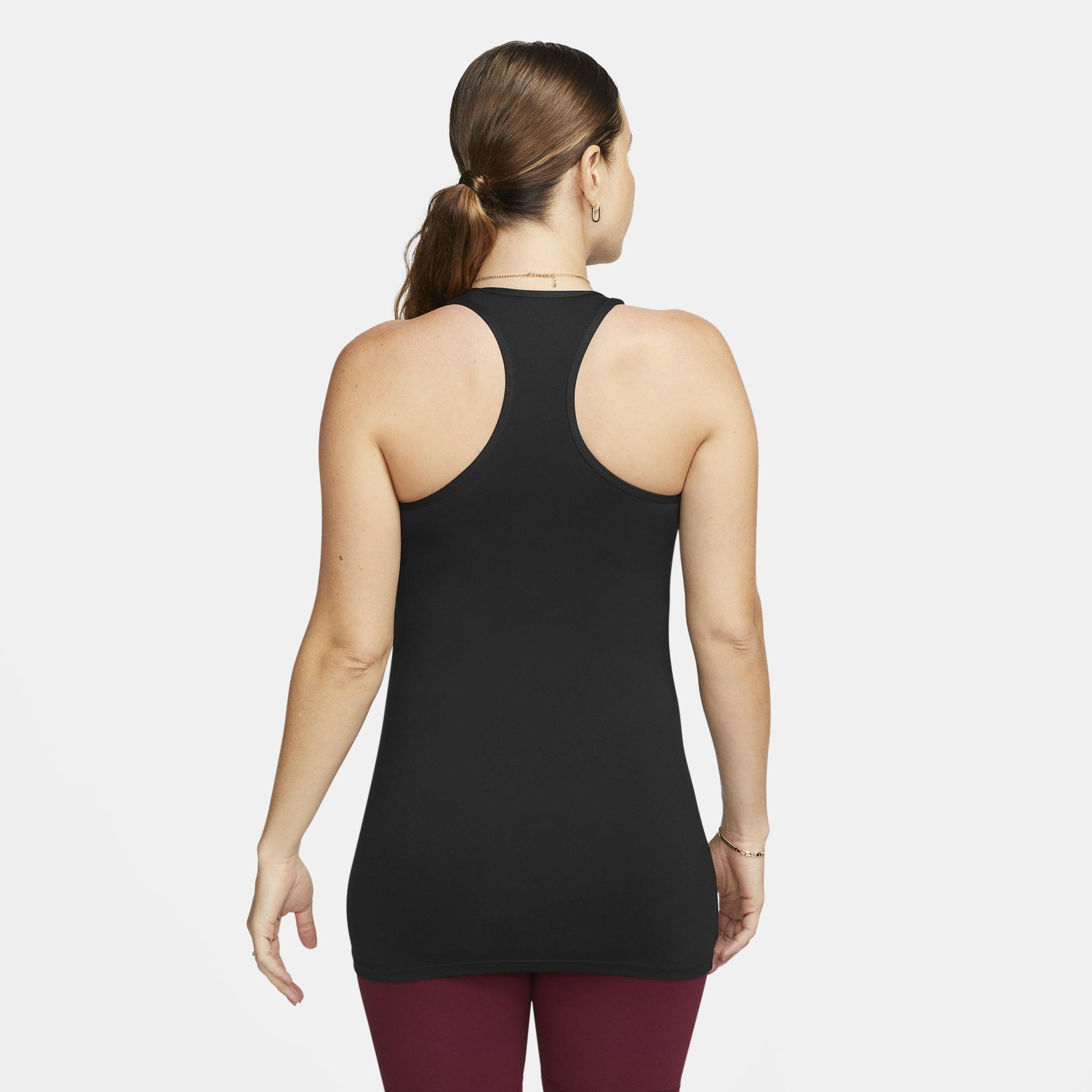 Zwart/Wit - Nike - Maternity Dri-FIT Tank Womens - 2