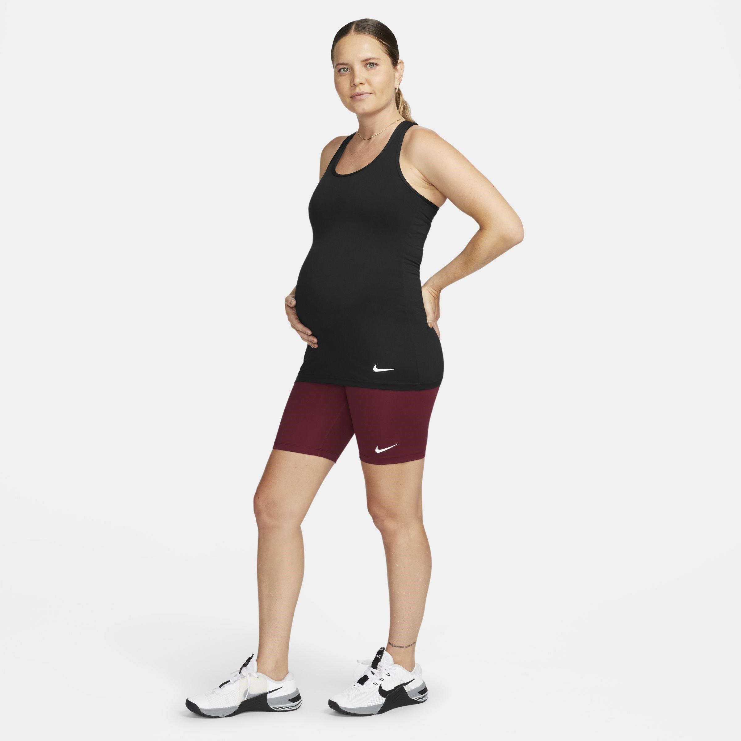 Zwart/Wit - Nike - Maternity Dri-FIT Tank Womens - 5