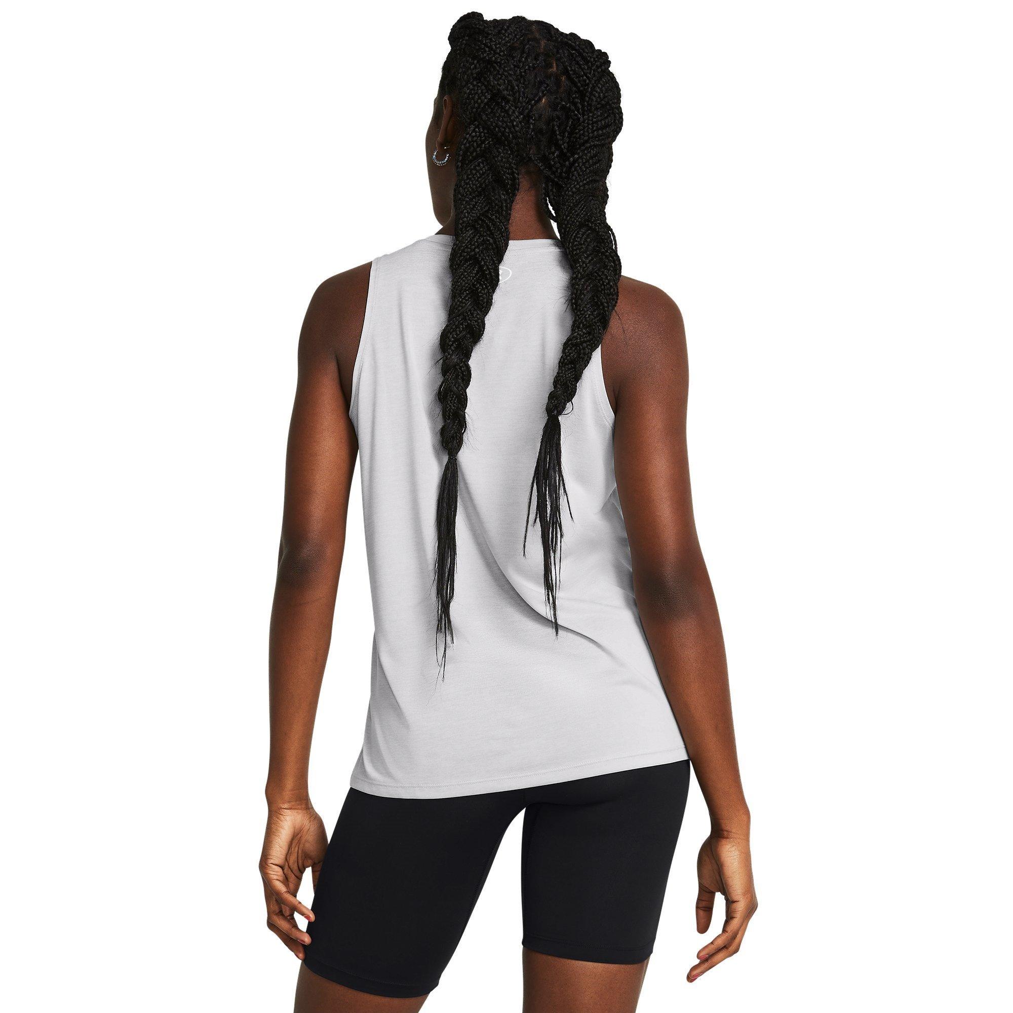 Halo Gray/White - Under Armour - Under Armour Tech Tank Twist Vest Womens - 4