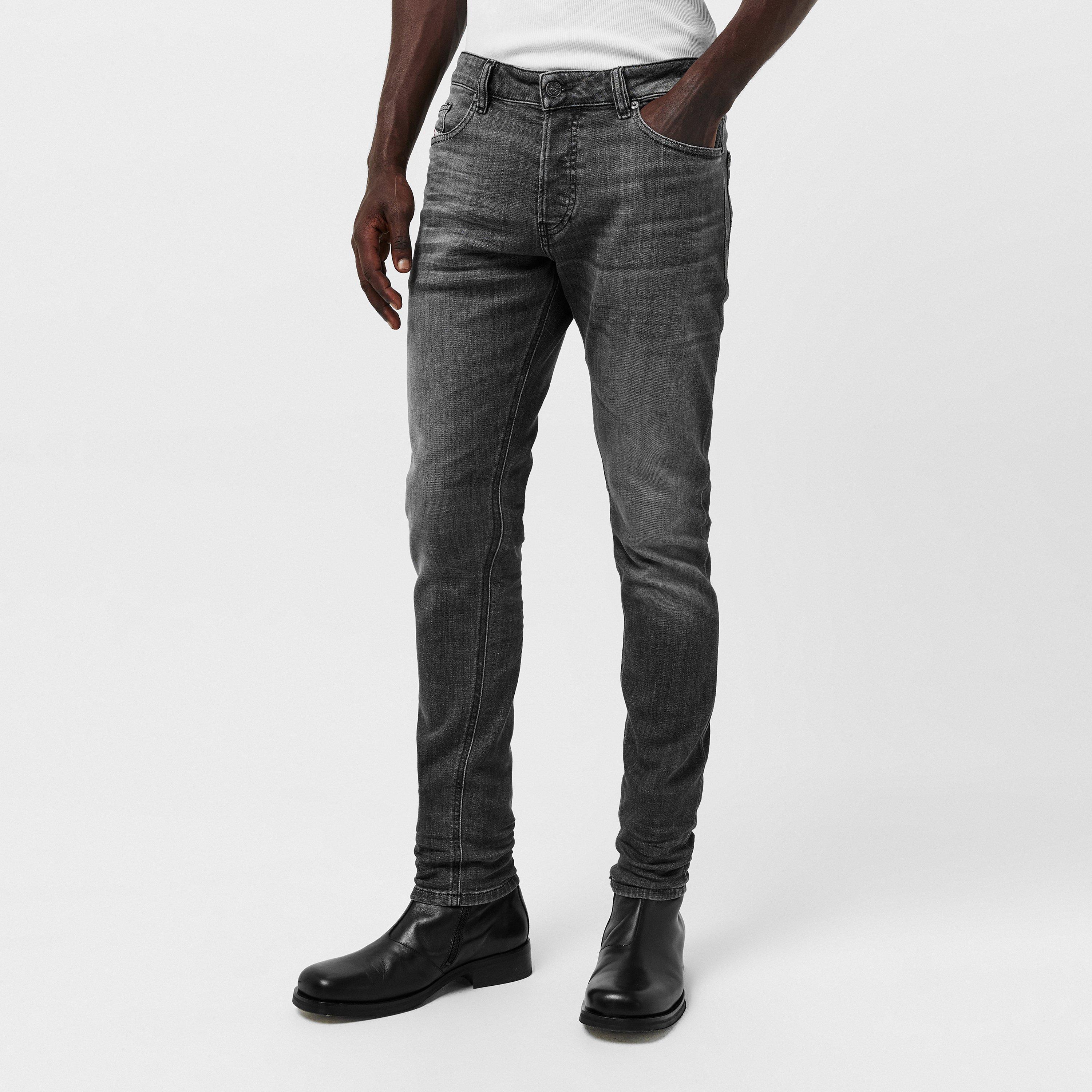 Light Grey - Diesel - D Luster Slim Jeans - 3