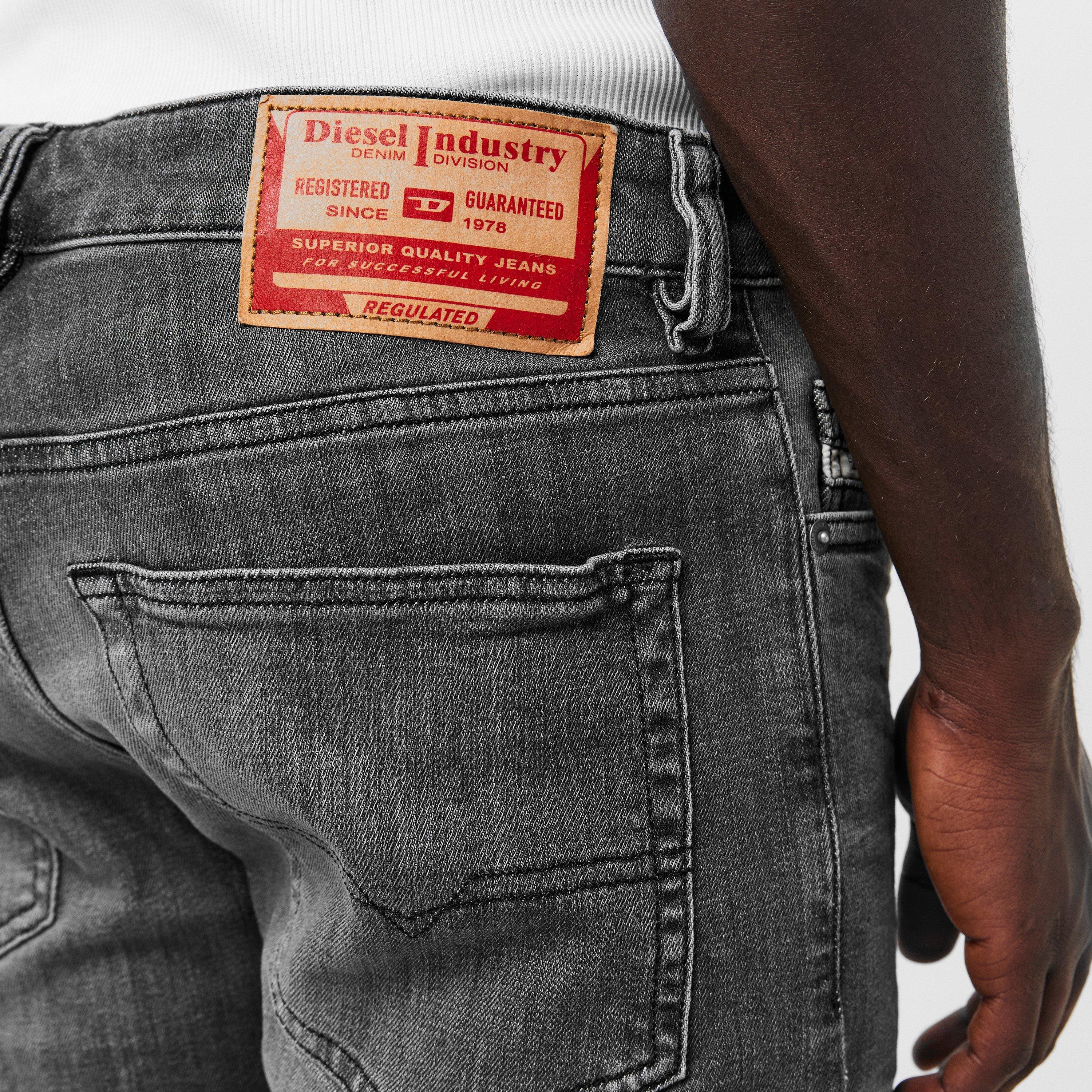 Light Grey - Diesel - D Luster Slim Jeans - 5