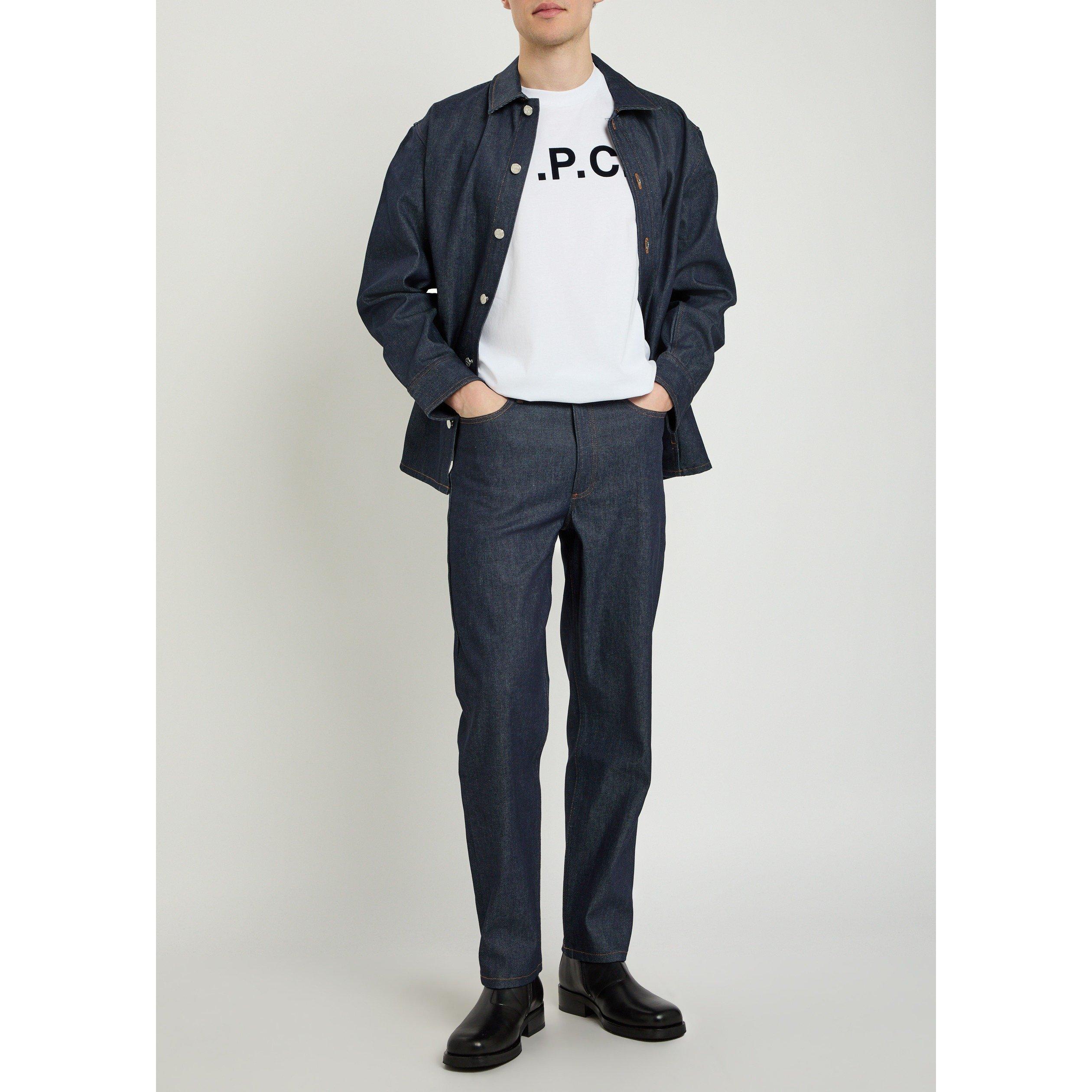 INDIGO - APC - Men's Martin Indigo Straight Leg Cotton Jeans - 5