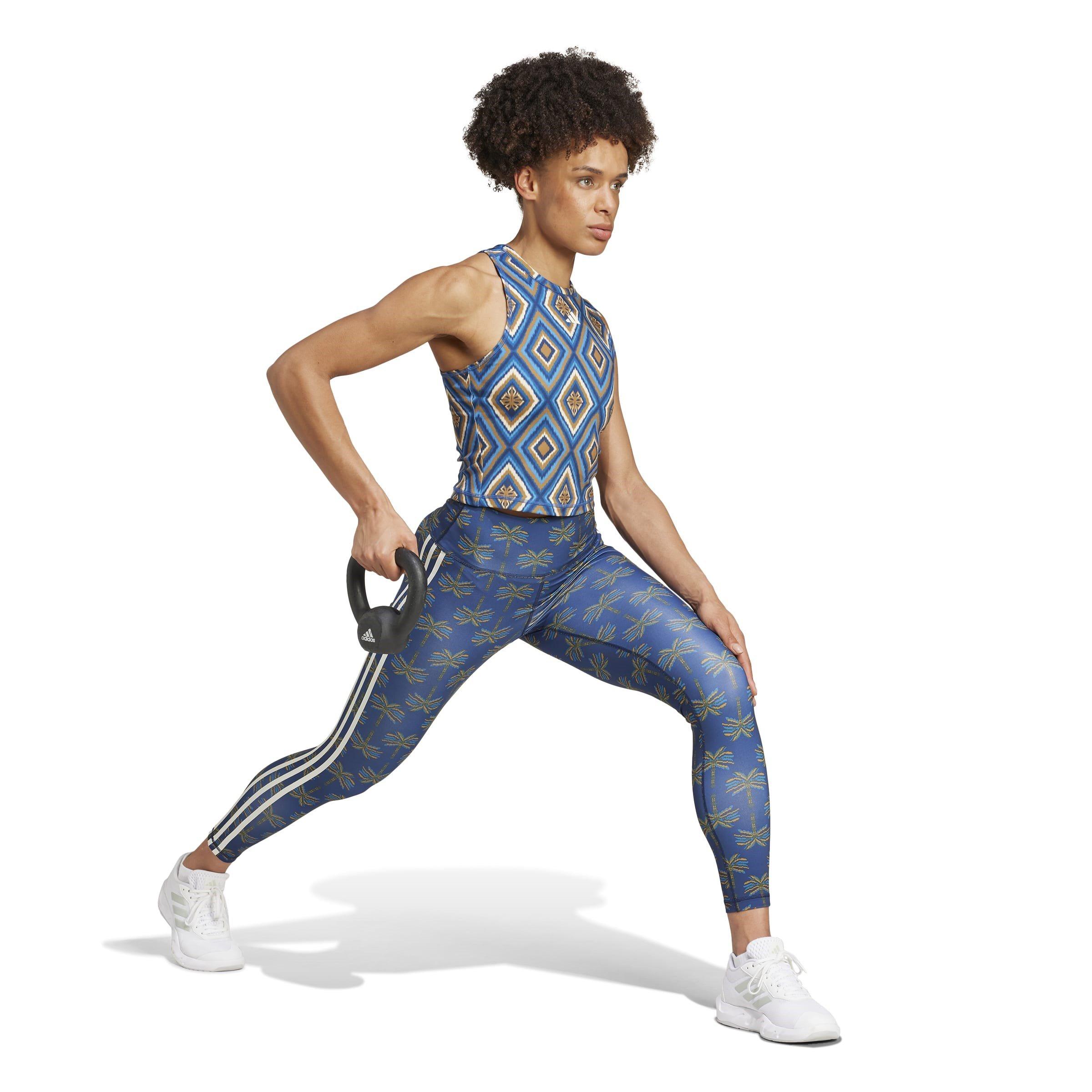 Idgo/Mrne/Crm - adidas - Farm Rio Training Tank Top Womens - 4