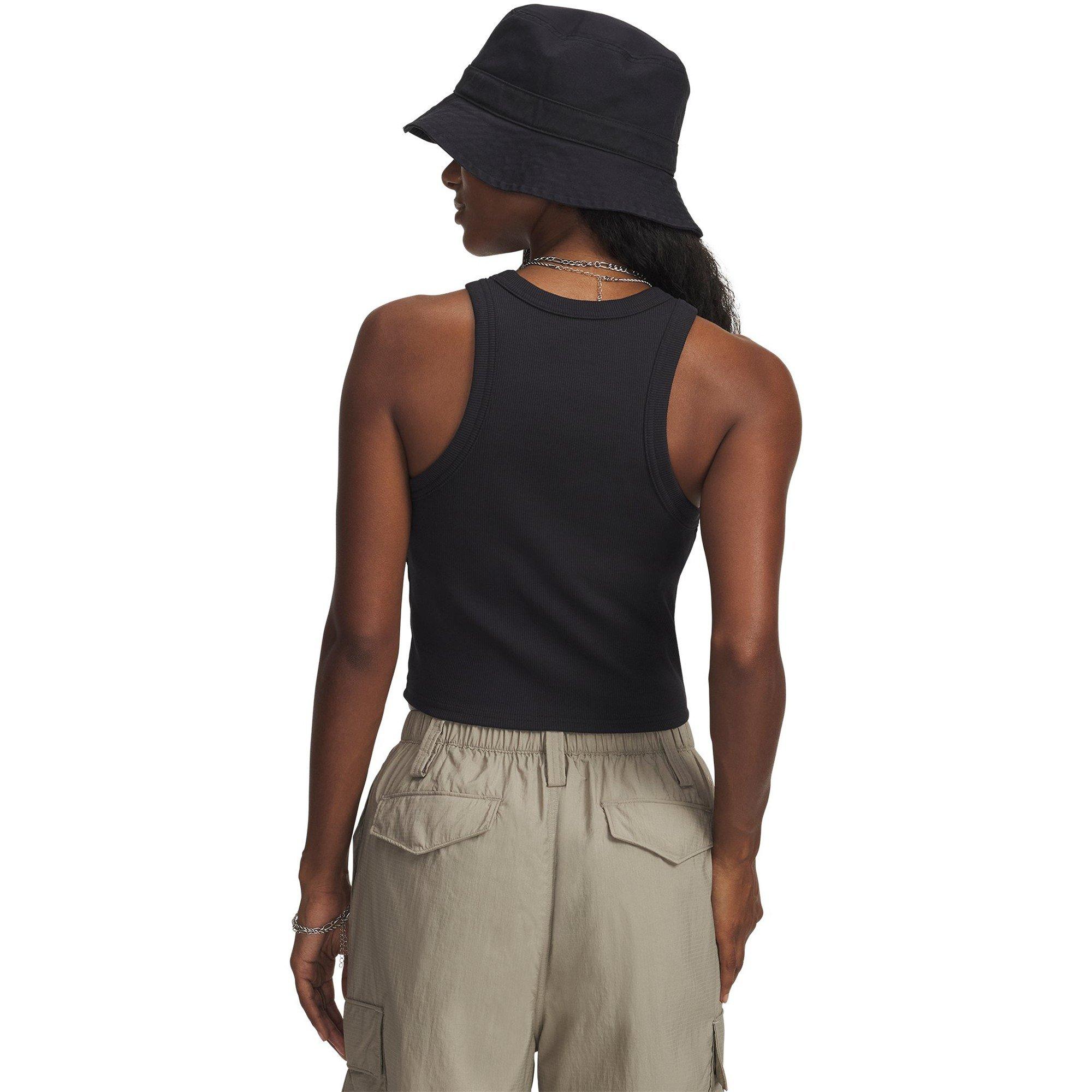 Black/White - Under Armour - Ribbed Tank Ld62 - 2