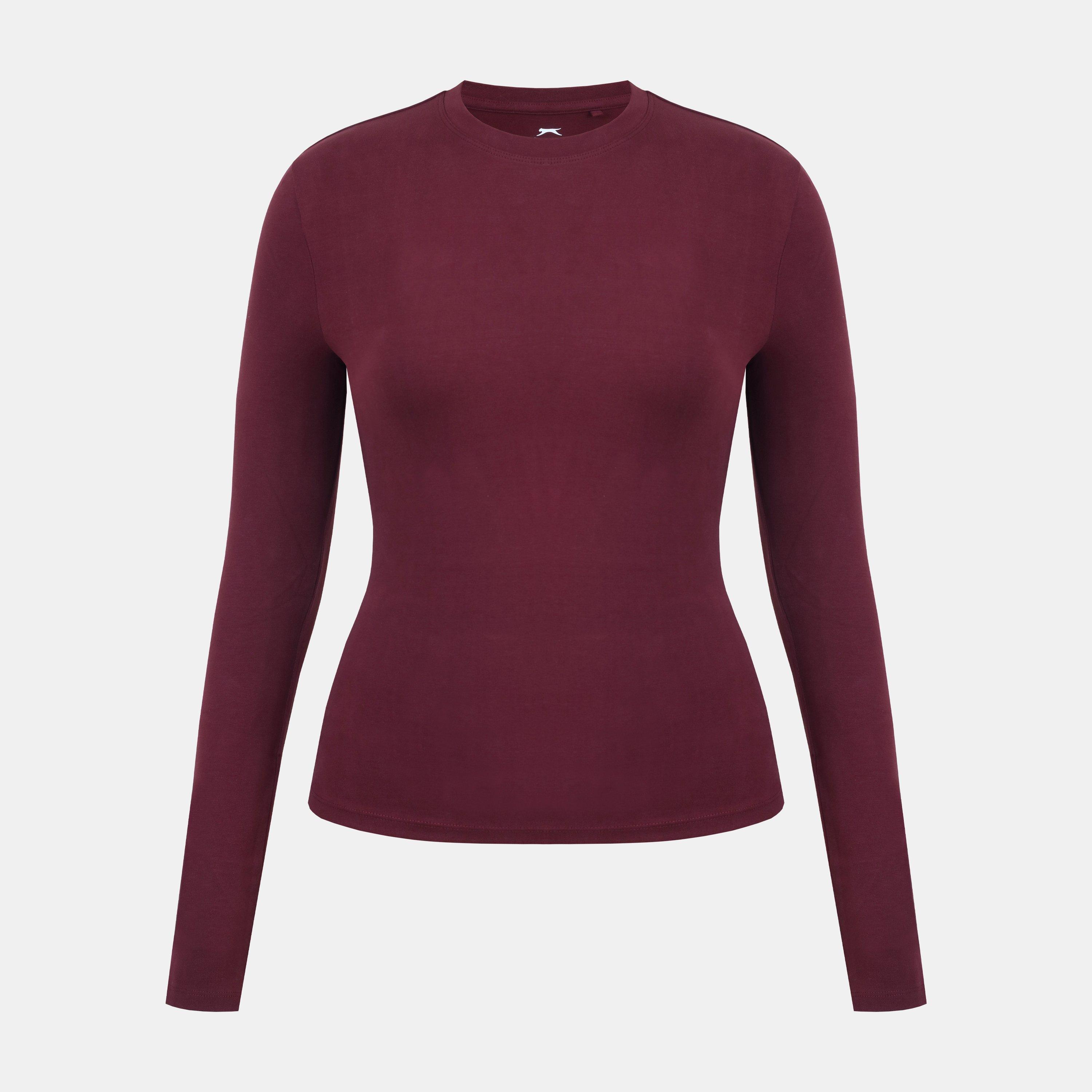Тениска Women's Slaz Ess Cotton Slim Fit Long Sleeve