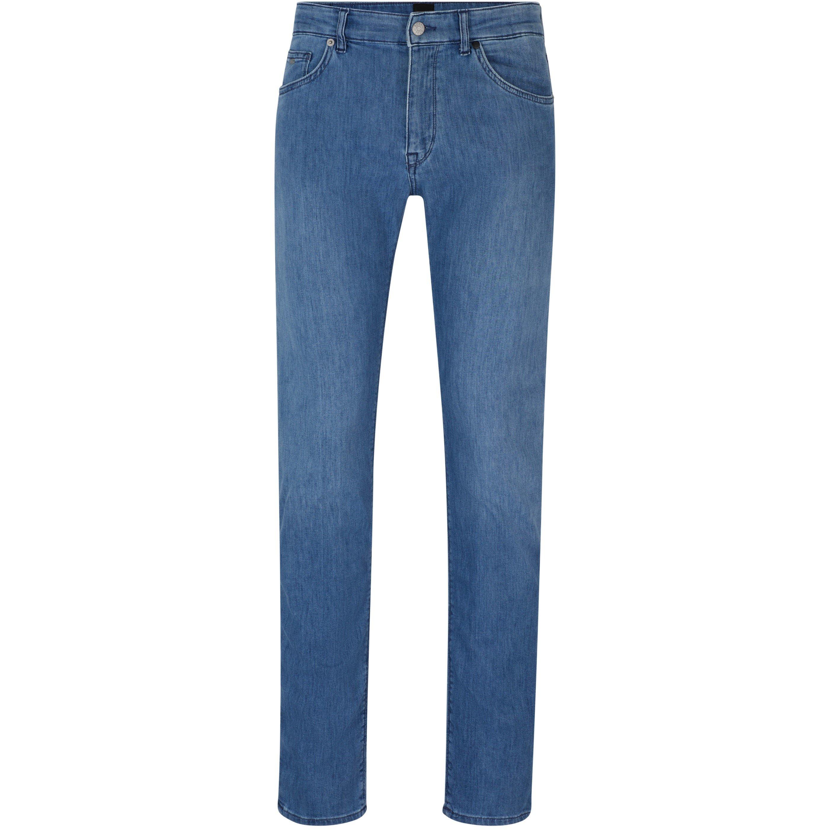 Turq/Aqua - Boss - Men's Maine Jn Tapered Jeans, Tapered Fit - 4