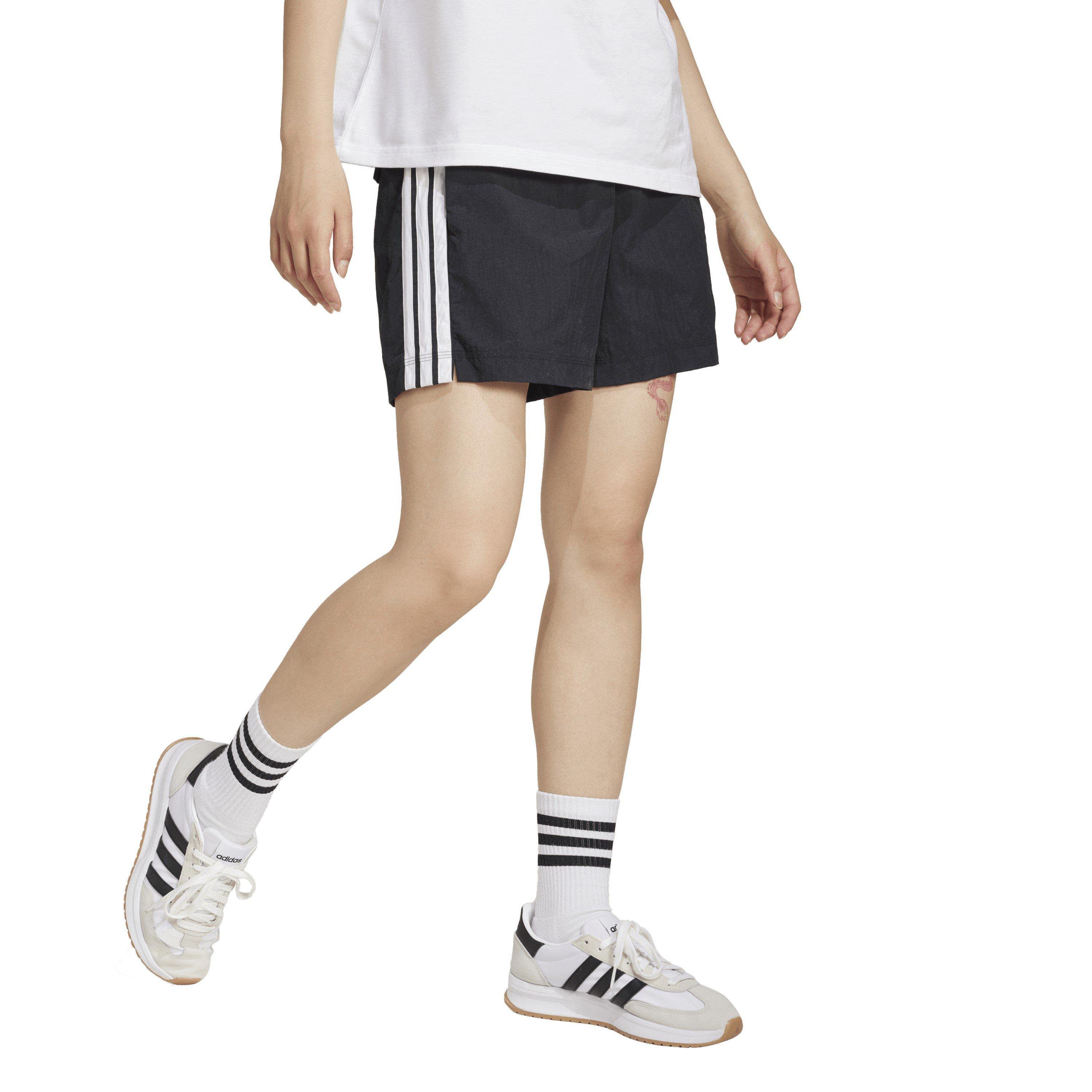 Black/White - adidas - Women's Woven Tracksuit Shorts - 6