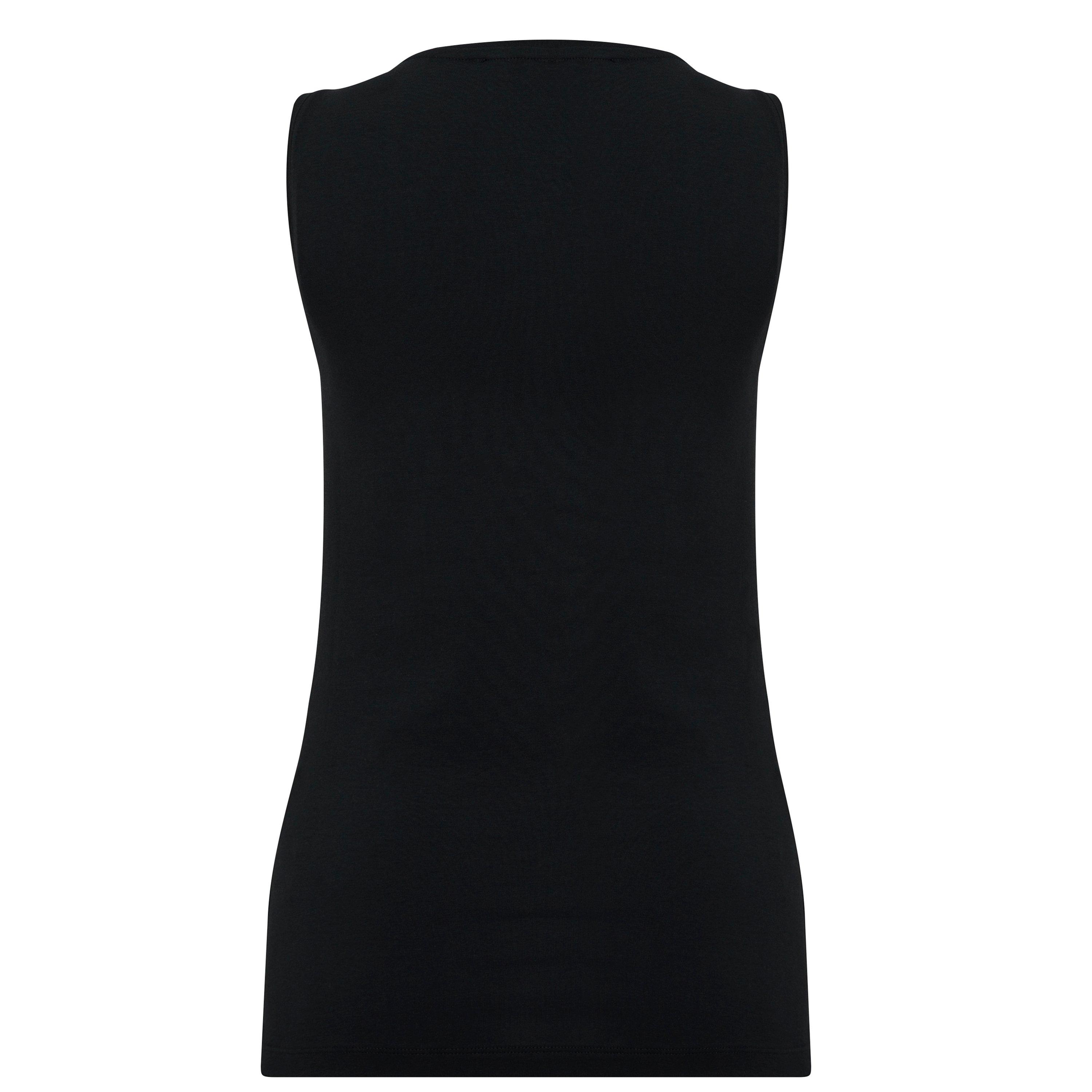 Sort 00020 - Emporio Armani - Stud Logo Tank Top - 7