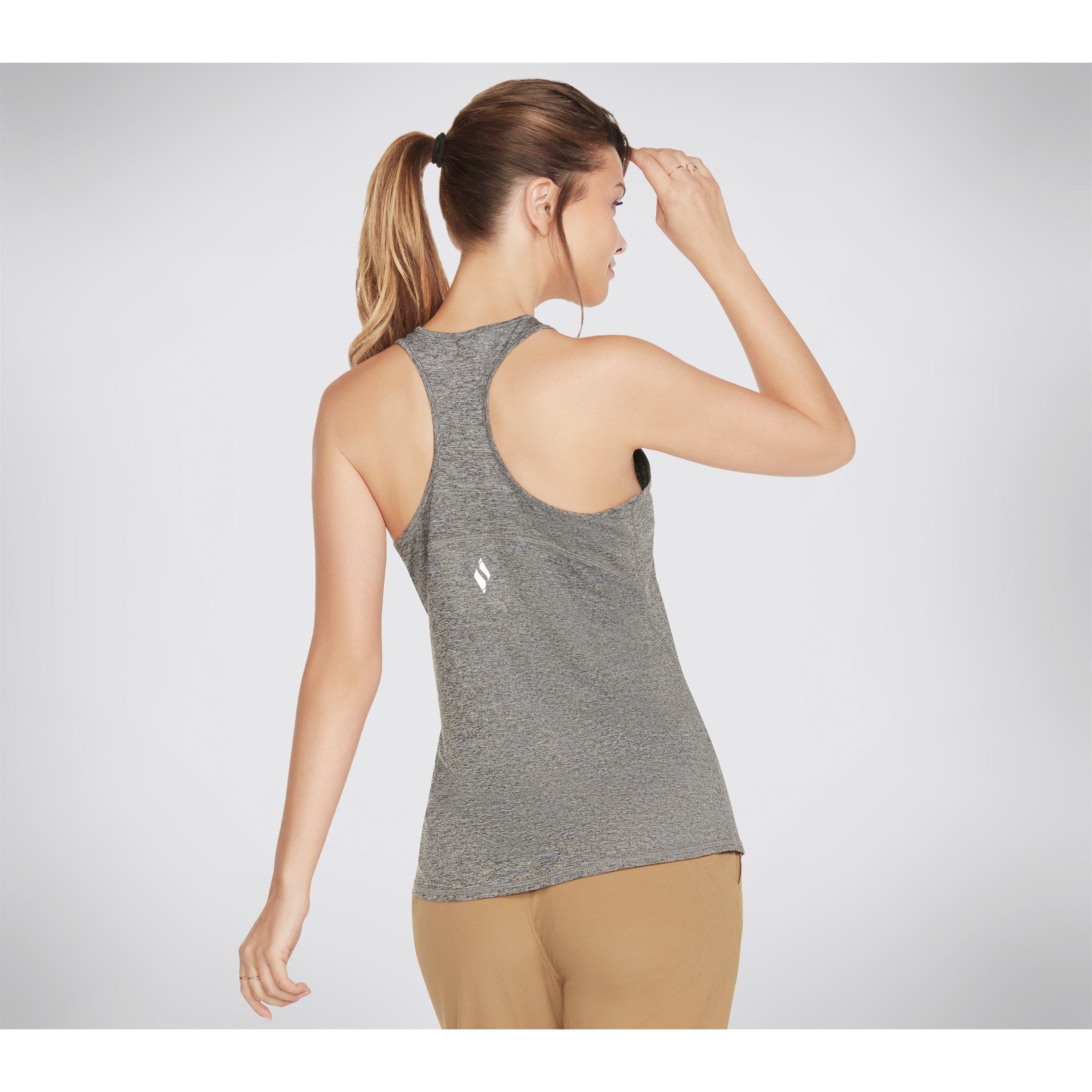 Black - Skechers - Diamond Blissful Tank Vest Womens - 2