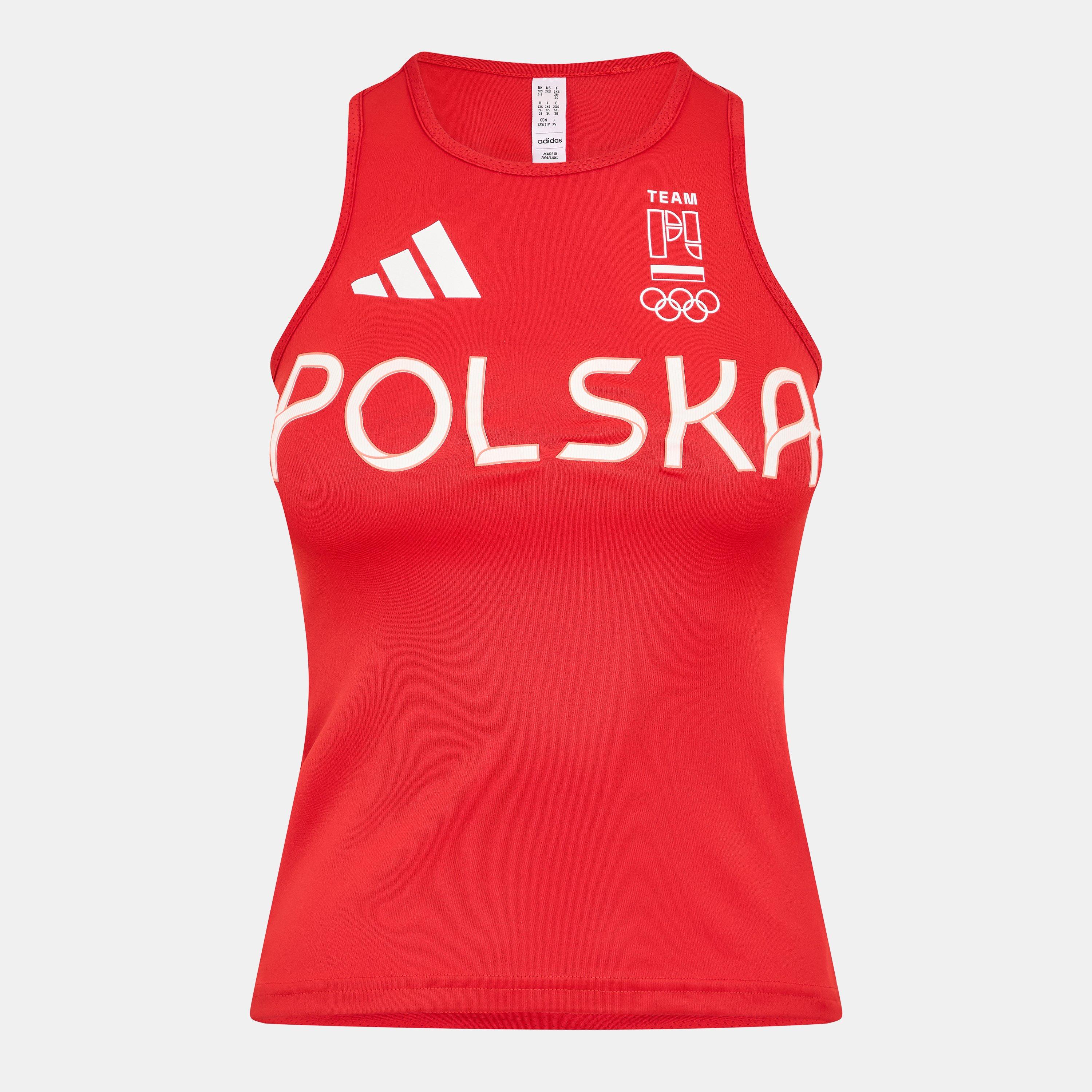 Adidas Women's Tank Vest - Better Scarlet - 6 (XXS)