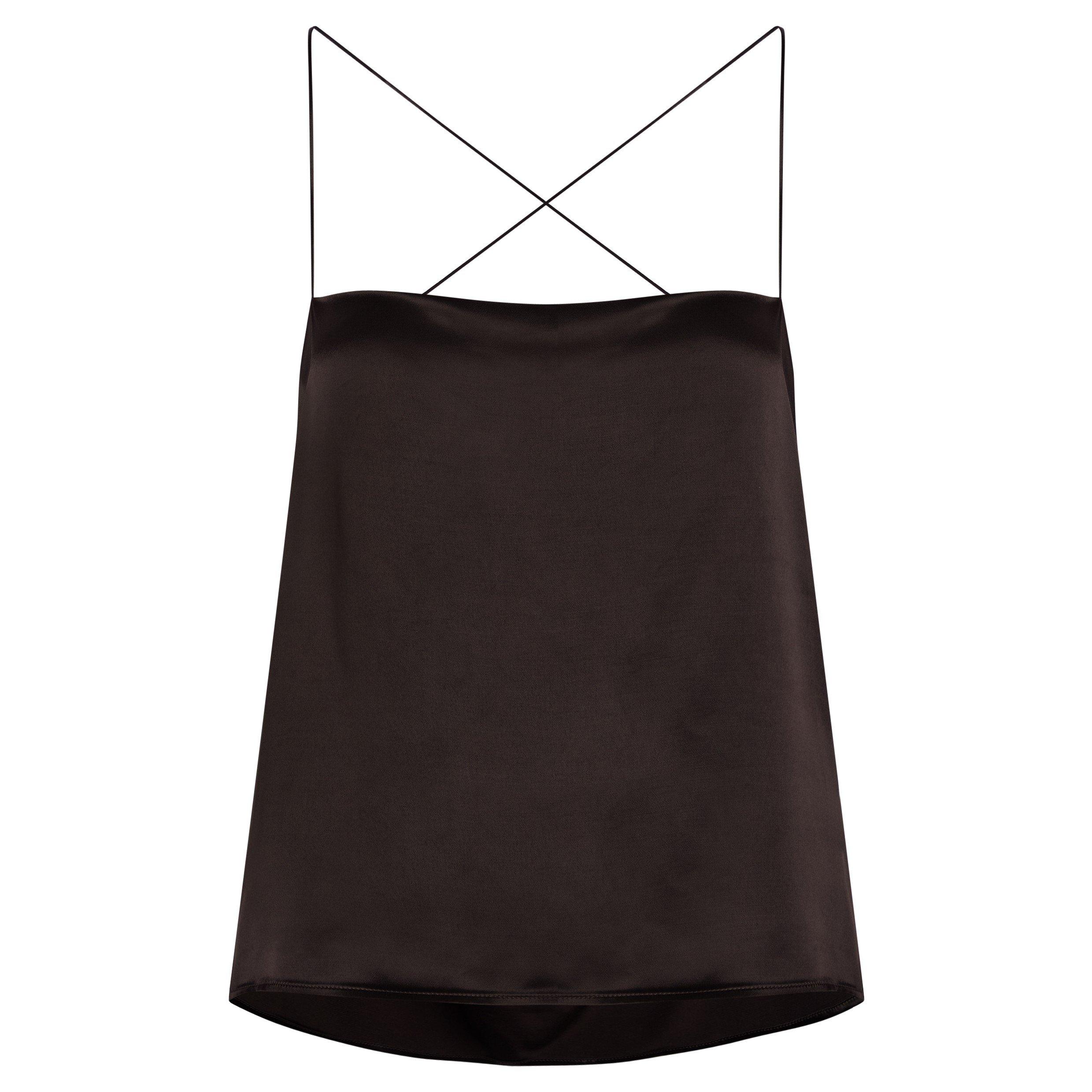 BROWN - Armarium - T ISIDE TOP IN VISCOSE