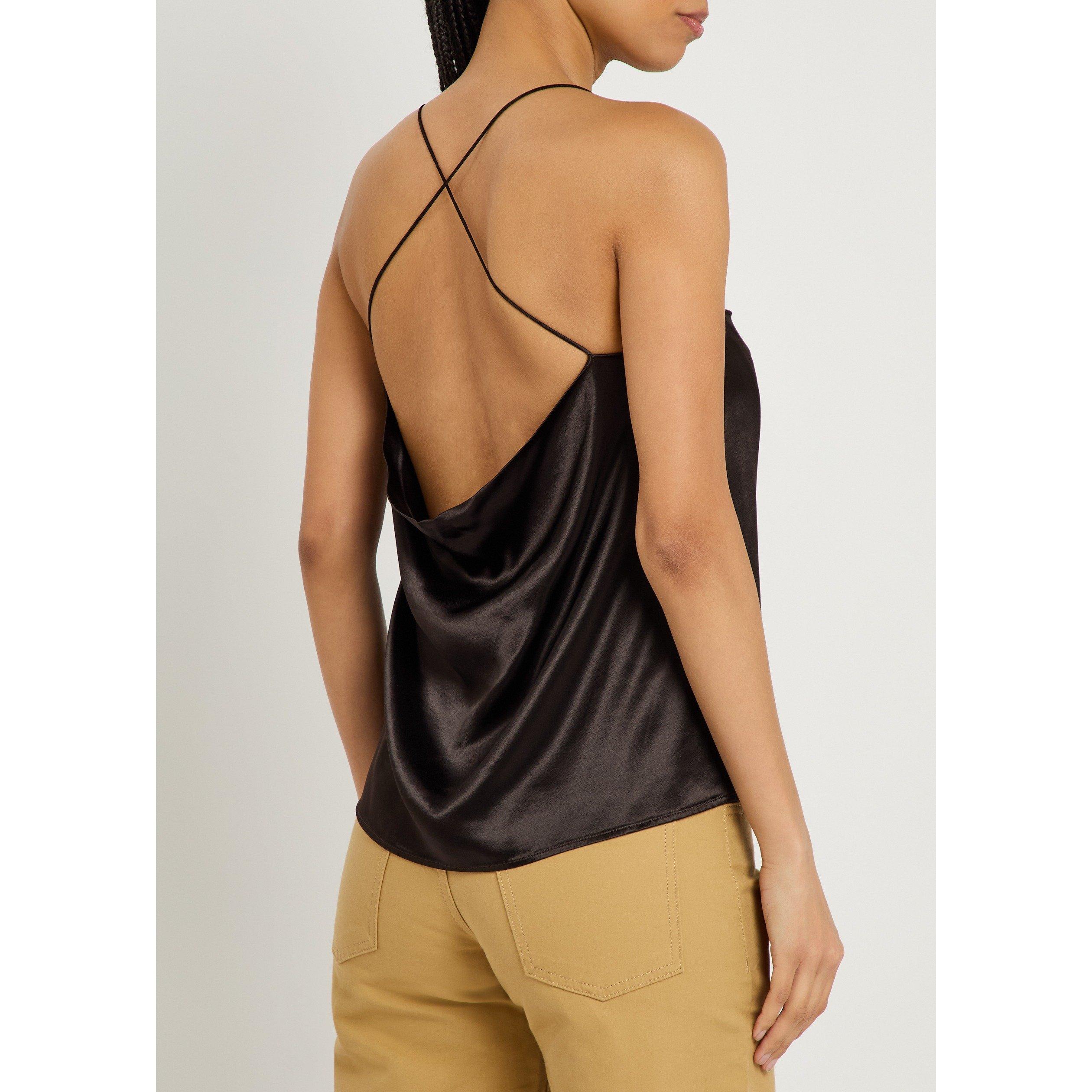 BROWN - Armarium - Women's Iside Viscose Oversized-Fit Cami Top - 3