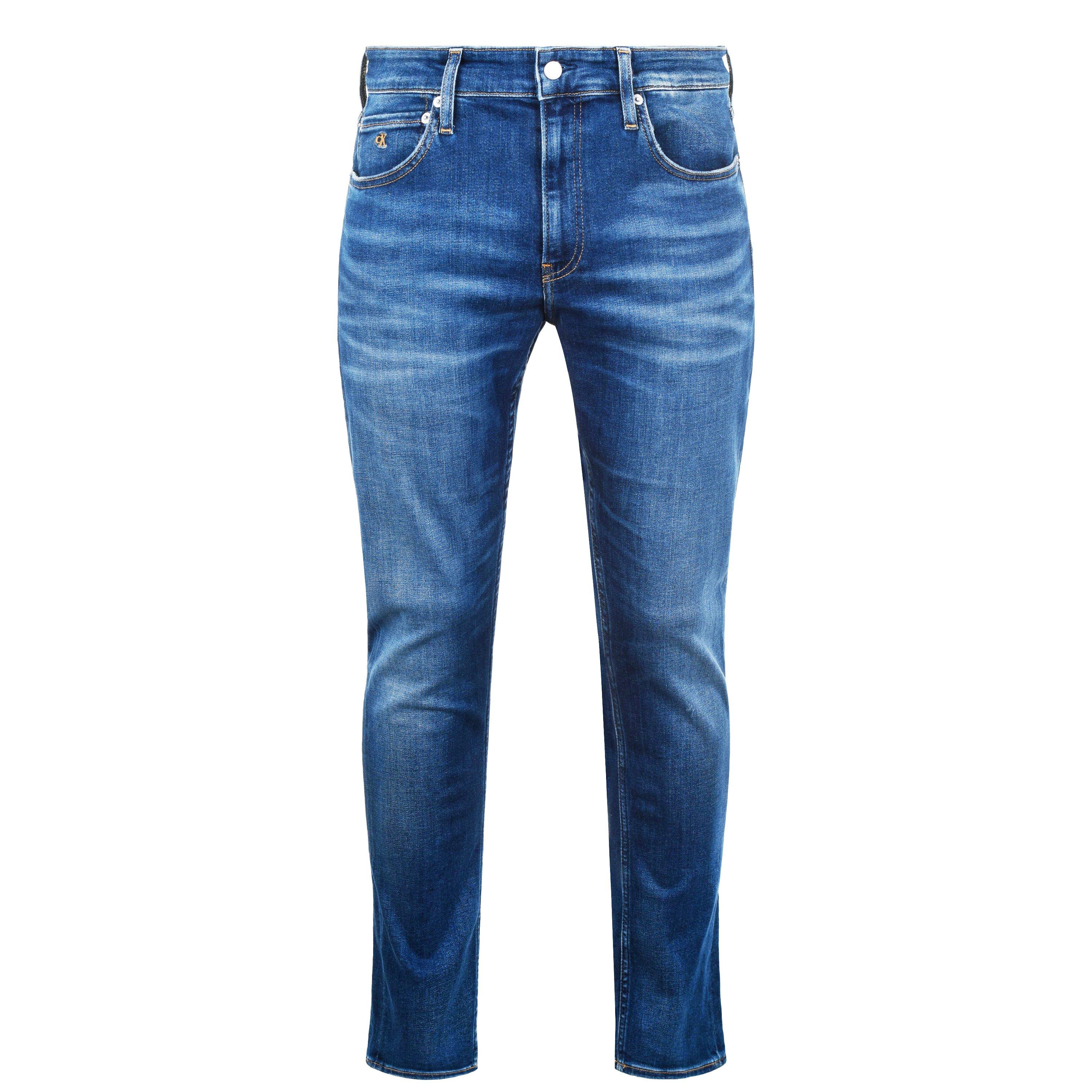 Calvin Klein Jeans Men's 026 Slim Jeans - Mid Blue Da142 - 28W L