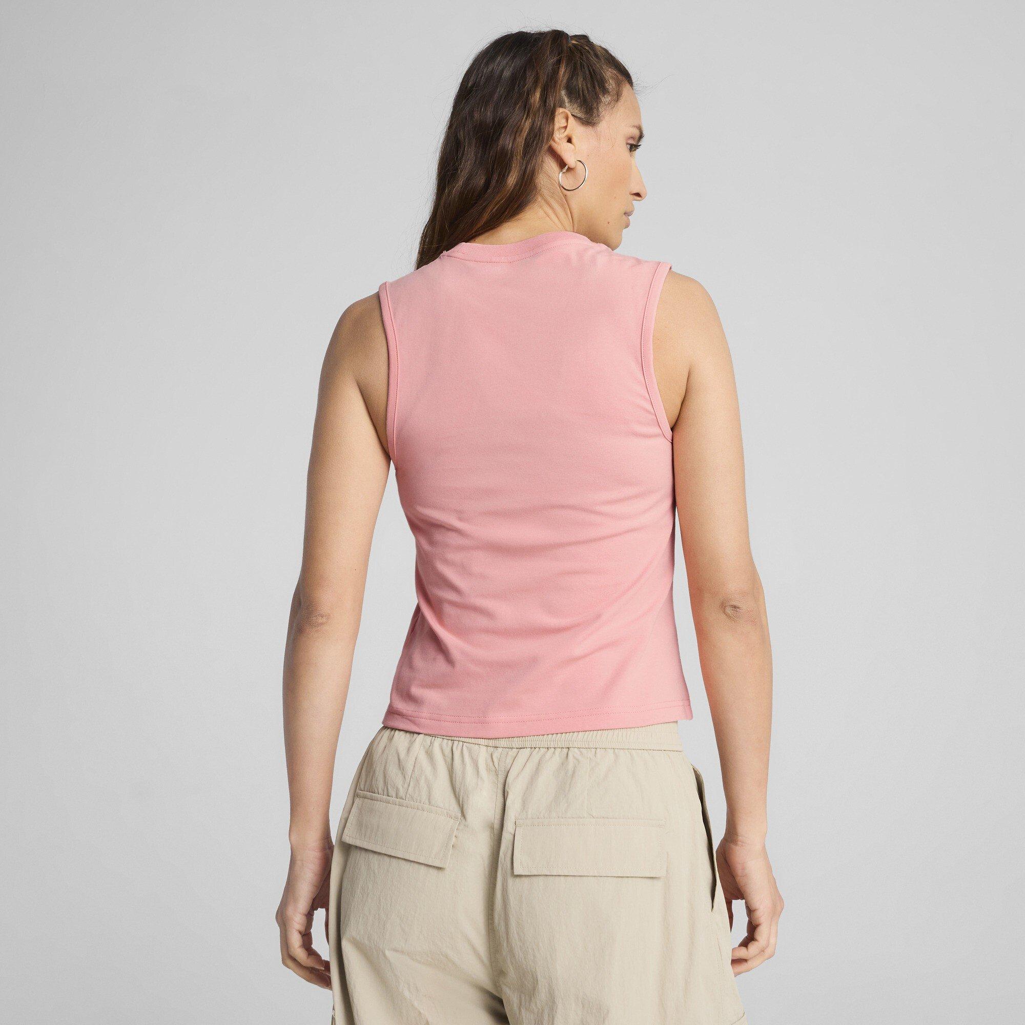 Pink/White - Puma - ESS Slim Tank Ld99 - 4