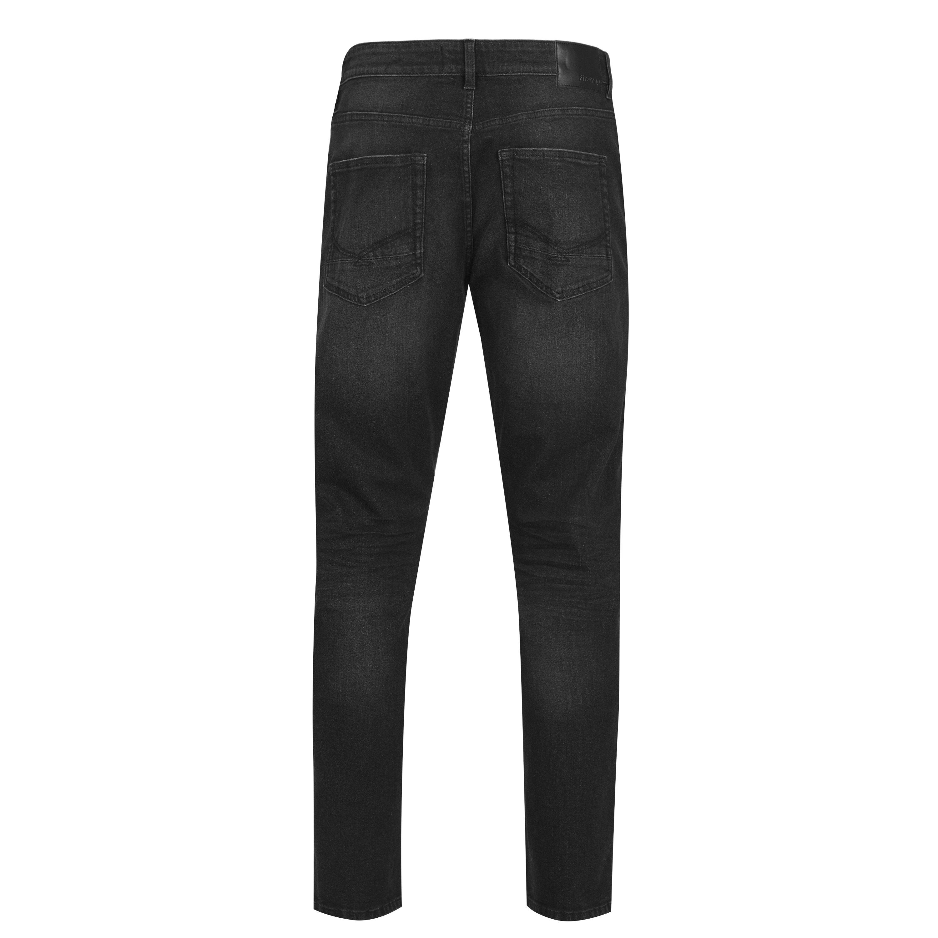 Crna - Firetrap - Firetrap Slim Jeans Mens - 8