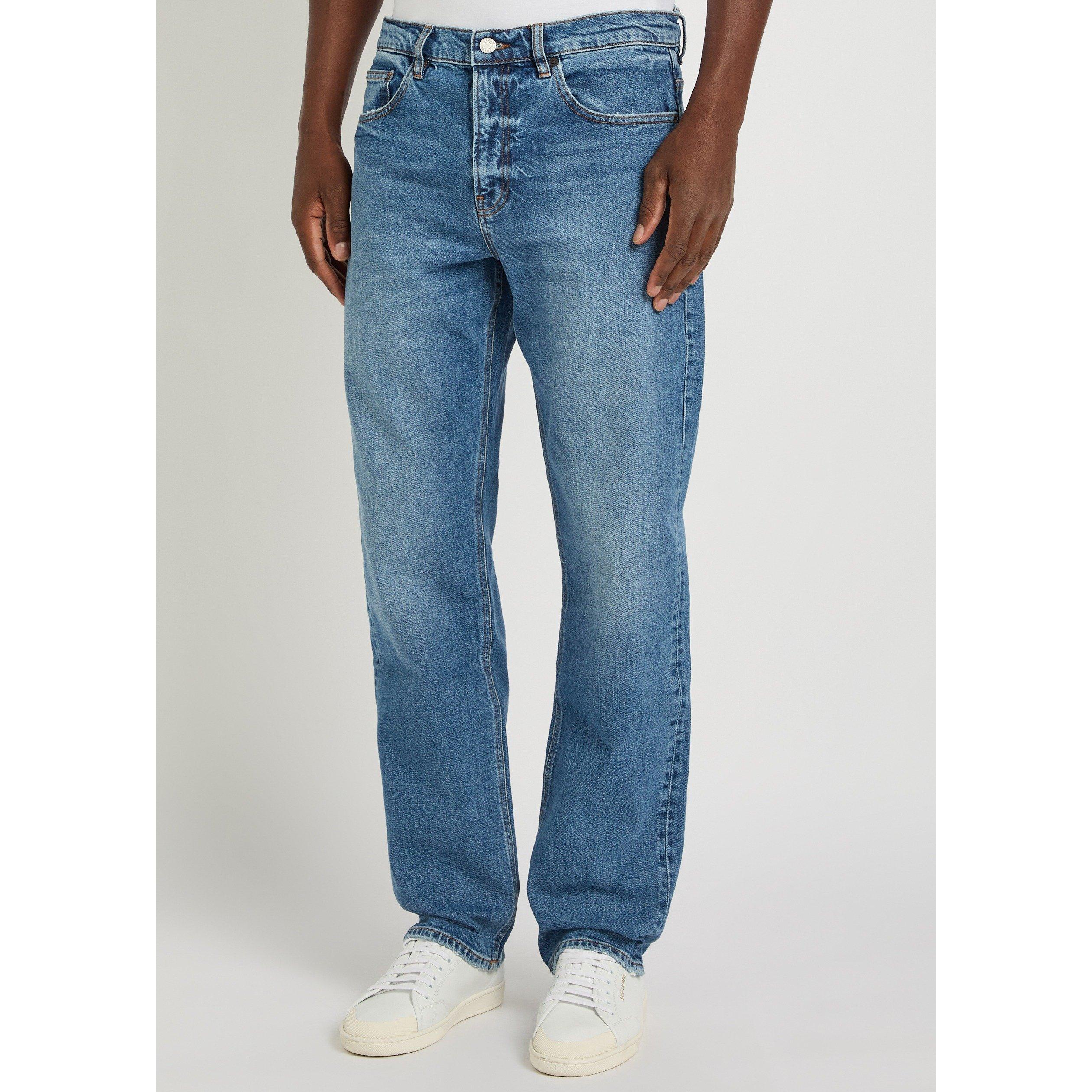 LIGHT BLUE - Frame - Men's Straight-Leg Cotton Jeans - 2