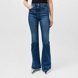 Good American Leg Flare Deep V Back Jean