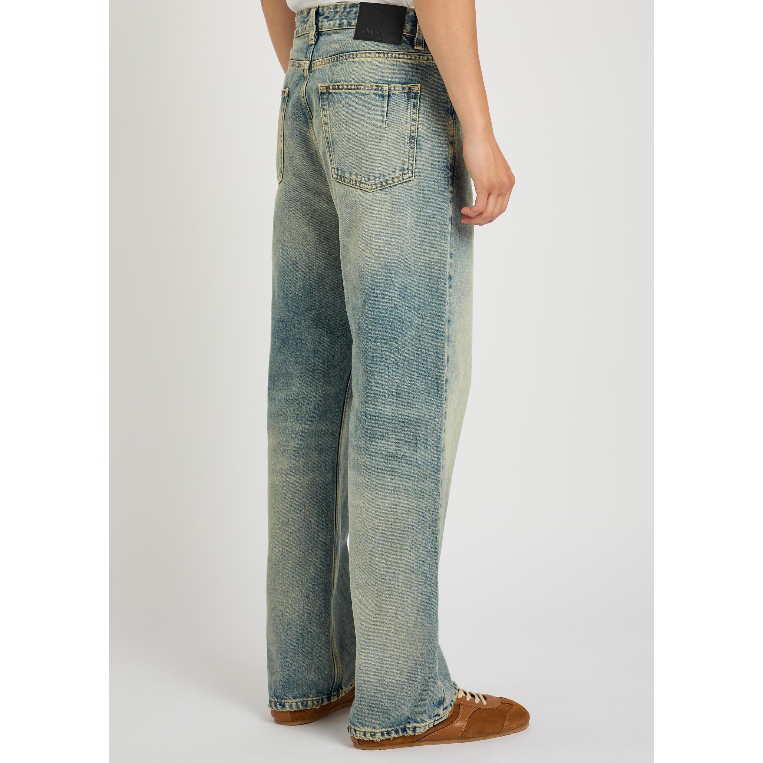 LIGHT BLUE - Won Hundred - Men's Steve Straight Leg Organic Cotton Jeans - 3