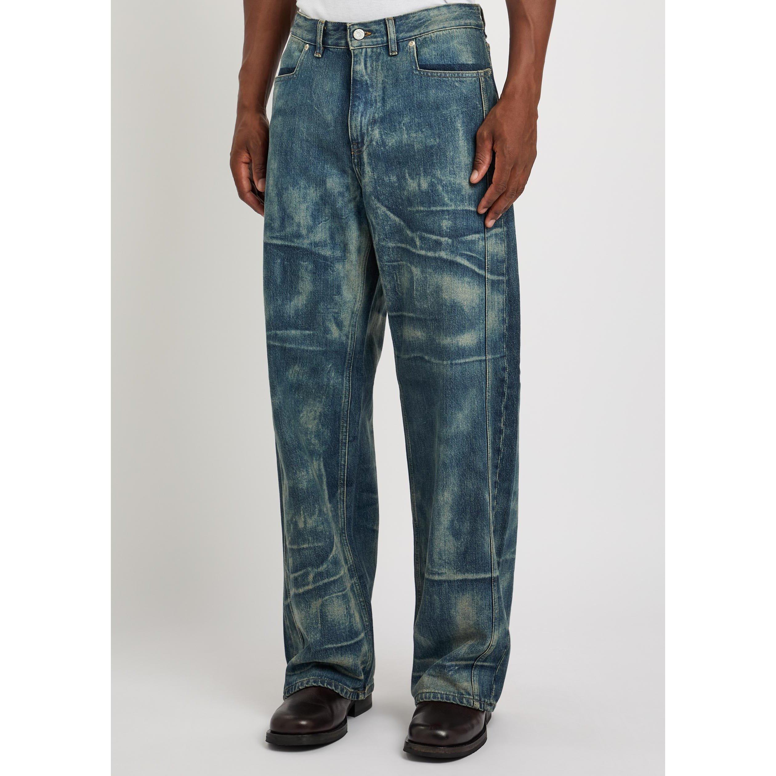 DARK BLUE - Won Hundred - Men's Cale Cotton Straight-Leg Jeans - 2