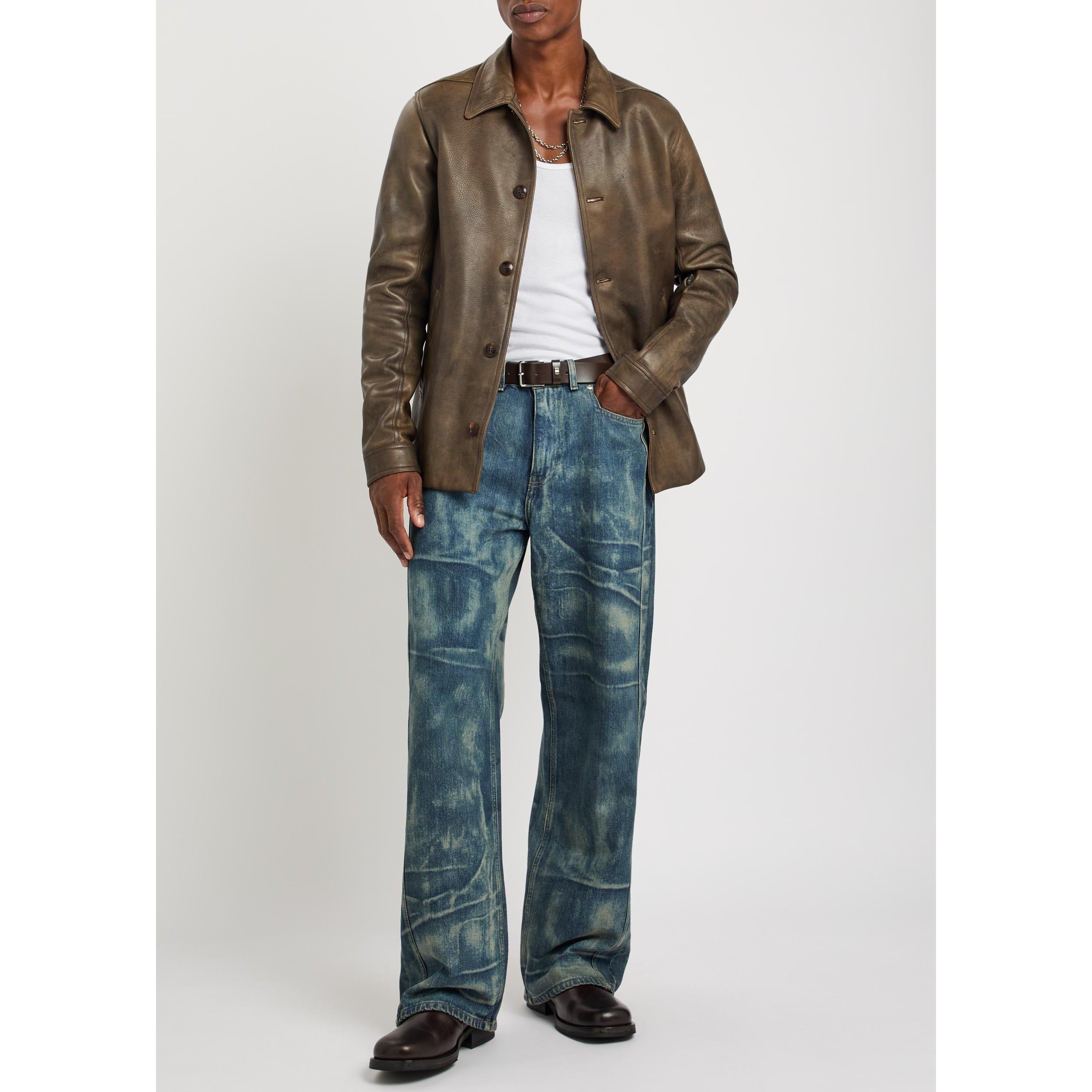 DARK BLUE - Won Hundred - Men's Cale Cotton Straight-Leg Jeans - 5