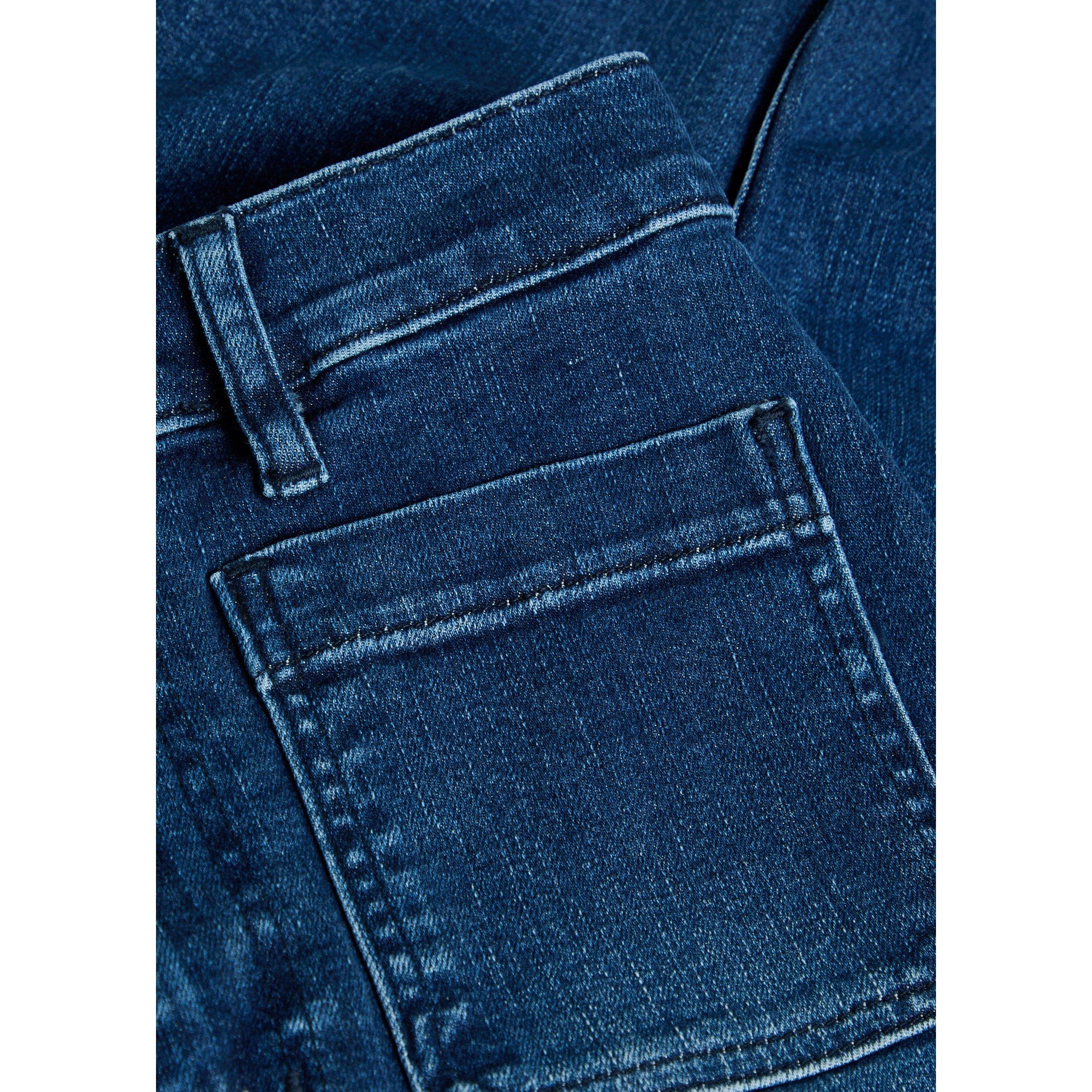 DARK BLUE - Frame Denim - LE SLEEK STRAIGHT PATCH POCKET - 4