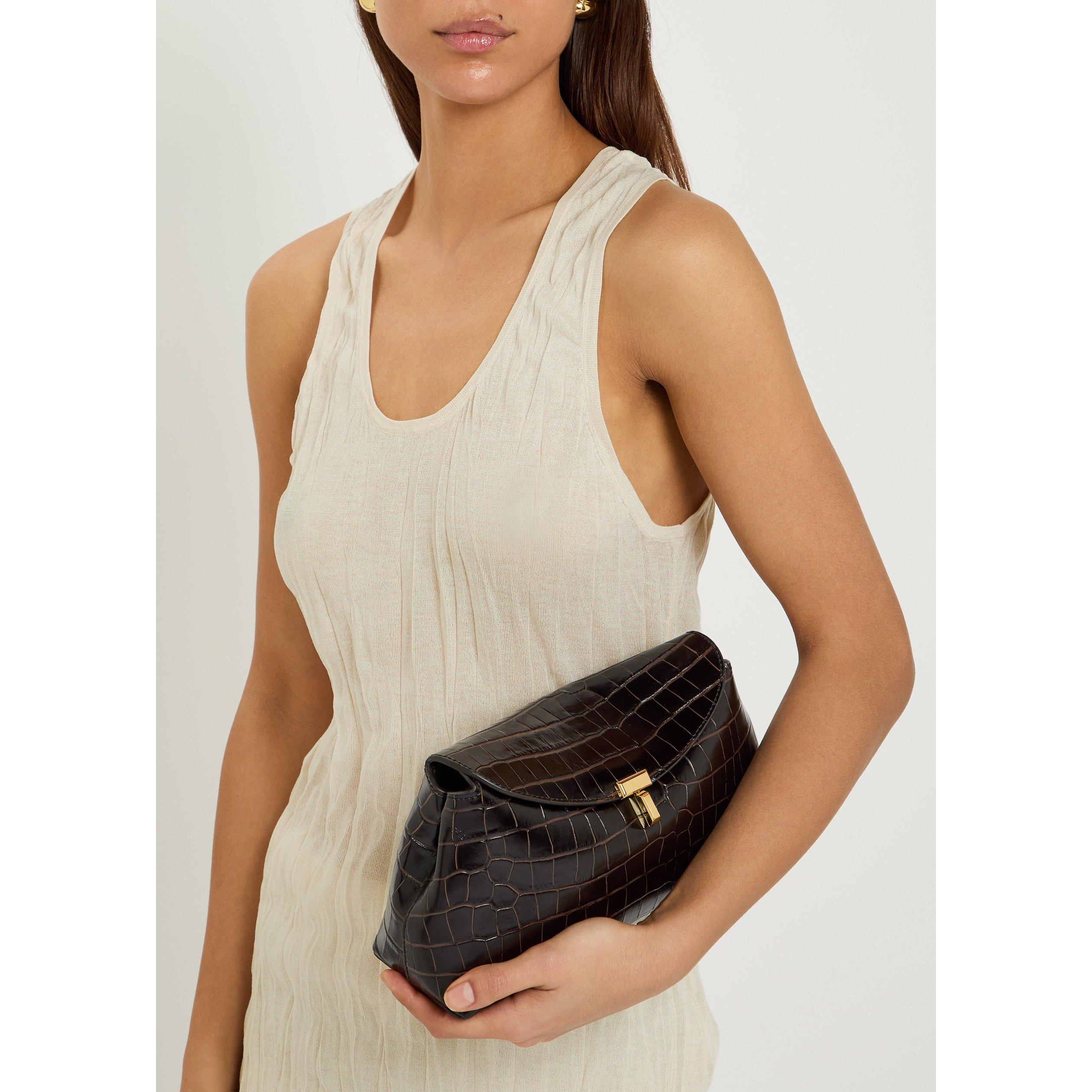 PEACH - Toteme - Women's Crinkled Viscose Racer-Back Vest - 4