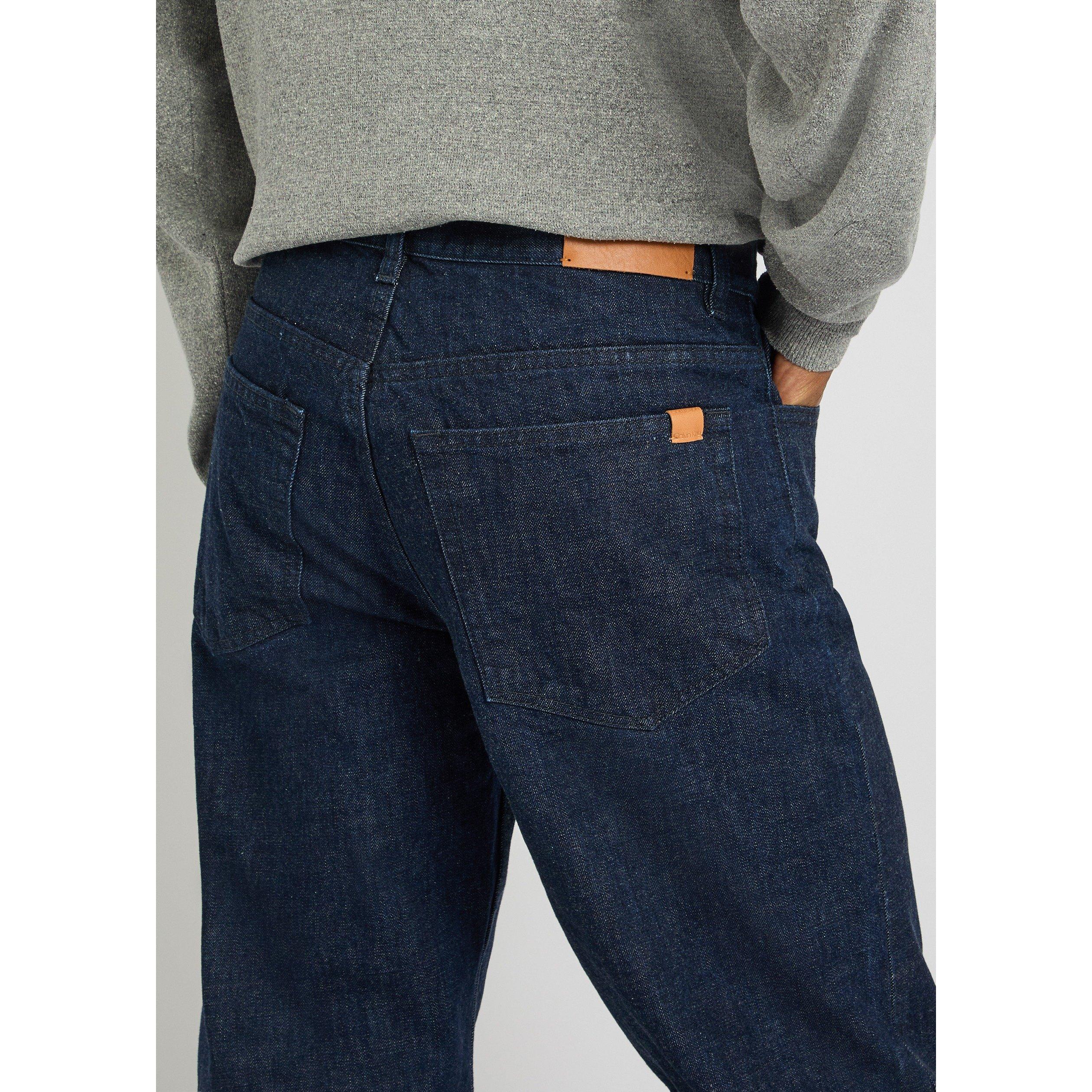 BLUE - Calvin Klein - Men's CK 02 Straight Jeans - 4