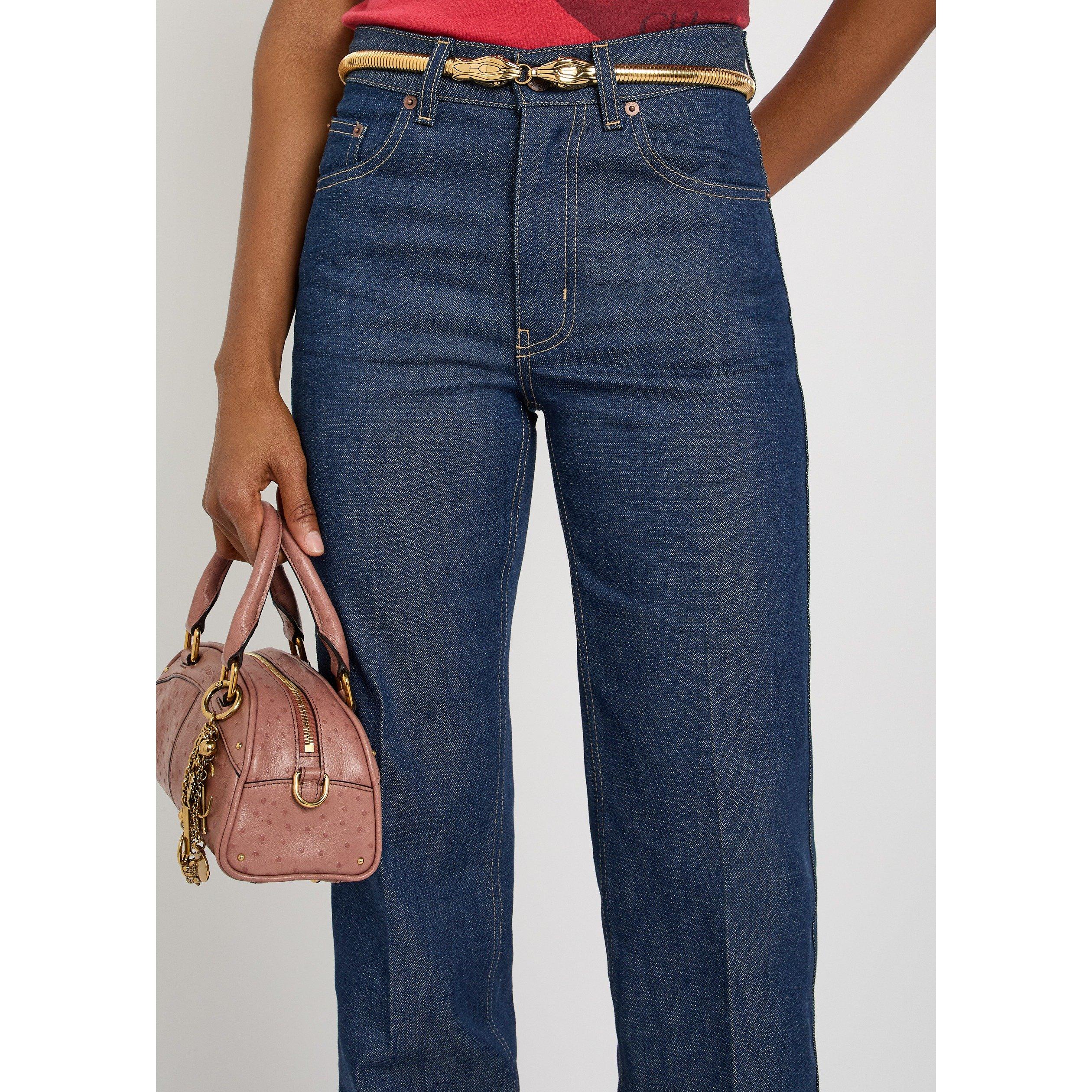 NAVY - Chloe - Women's Cotton High-Rise Straight Leg Jeans - 4