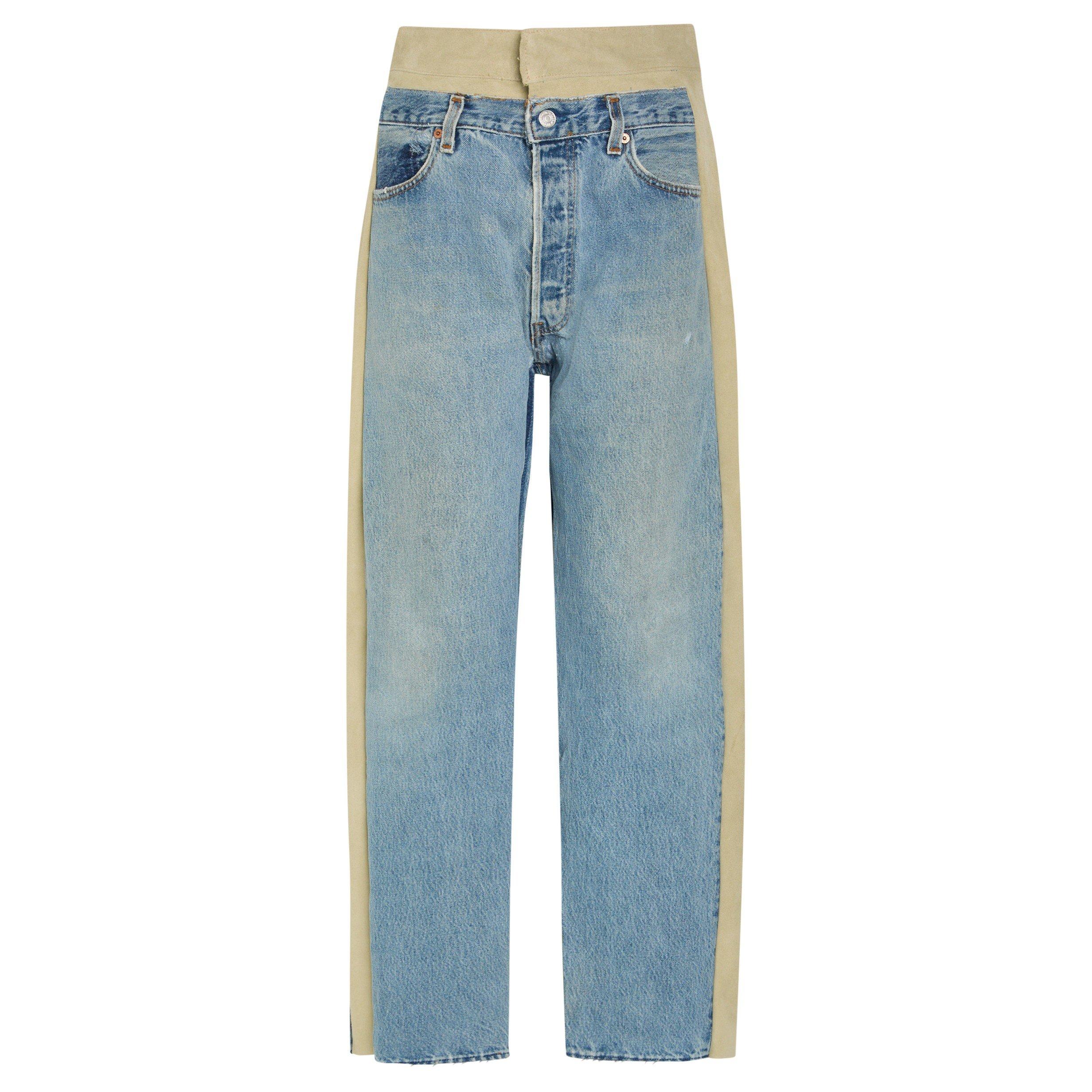 BLUE - Unknown - DOUBLE WAISTBAND REWORK - 1