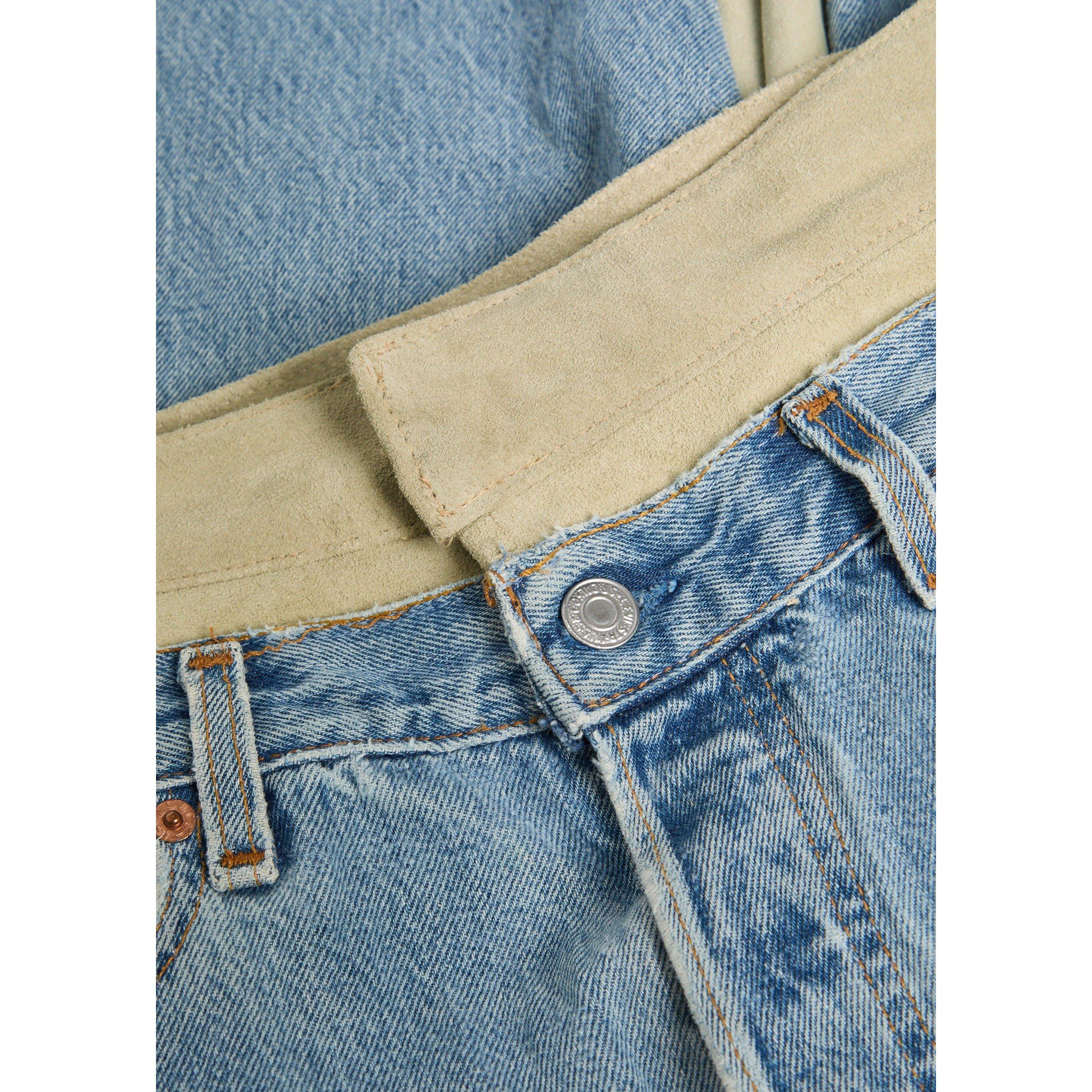 BLUE - Unknown - DOUBLE WAISTBAND REWORK - 4