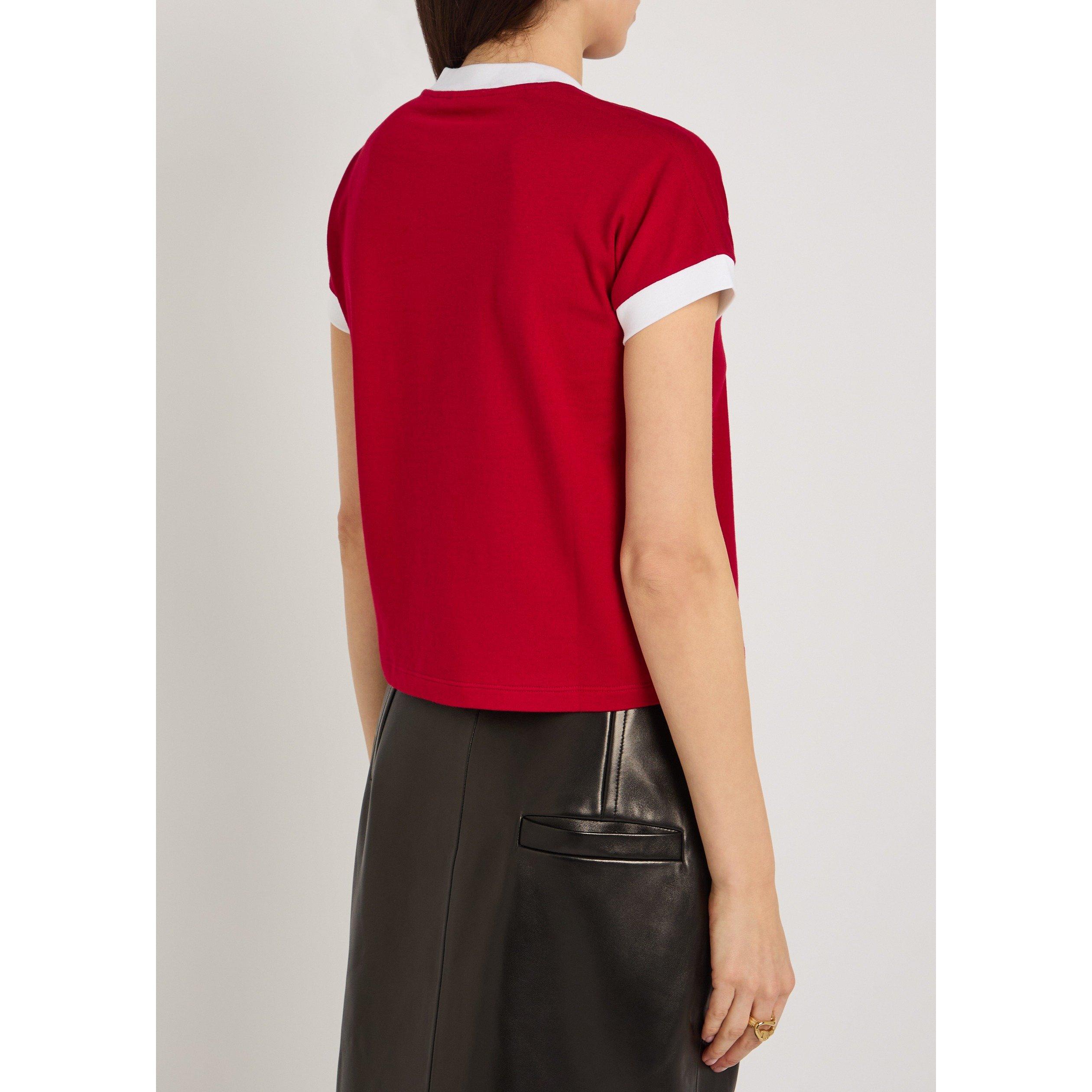 RED - Versace - T-SHIRT VINTAGE STRETCH COTTON - 3