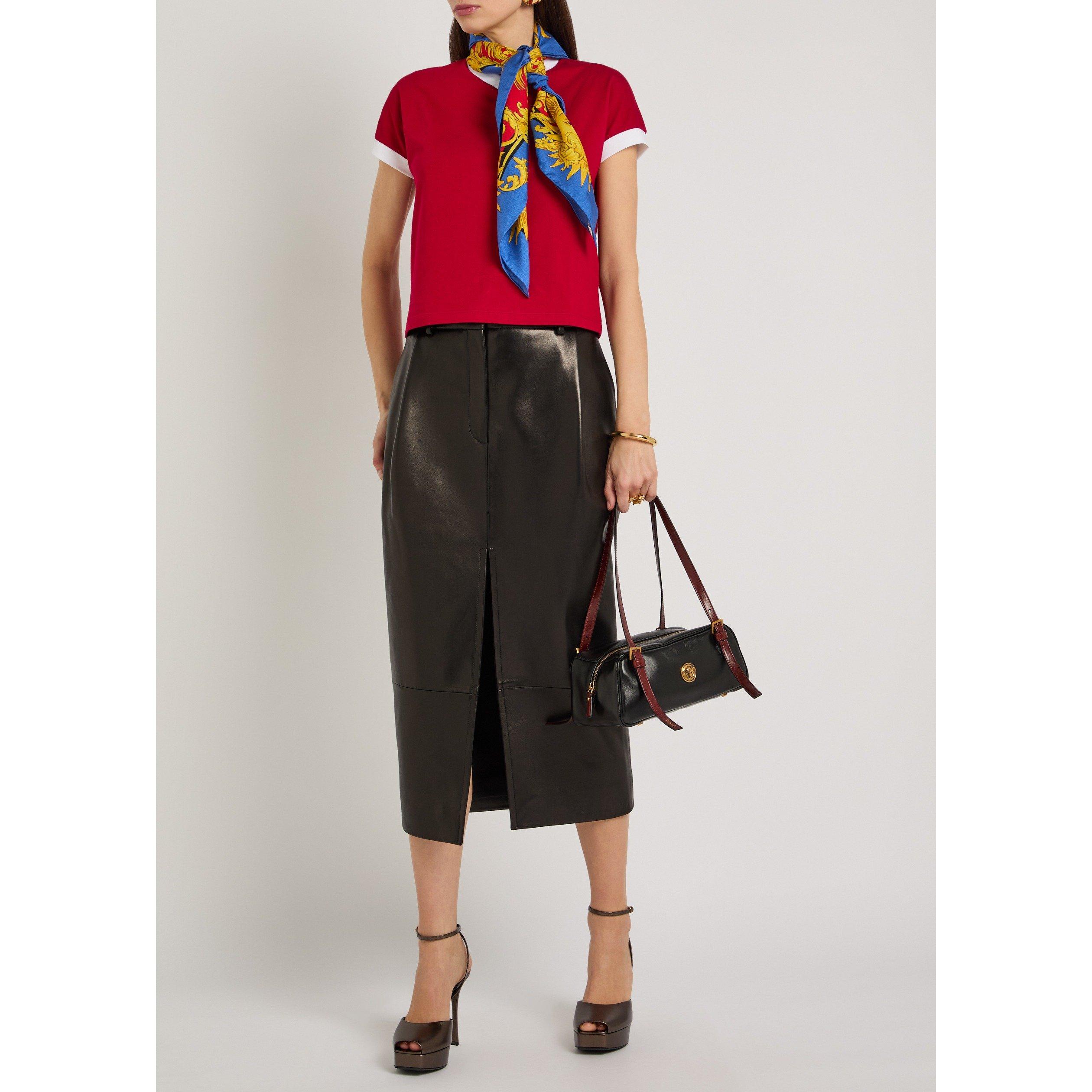 RED - Versace - T-SHIRT VINTAGE STRETCH COTTON - 5