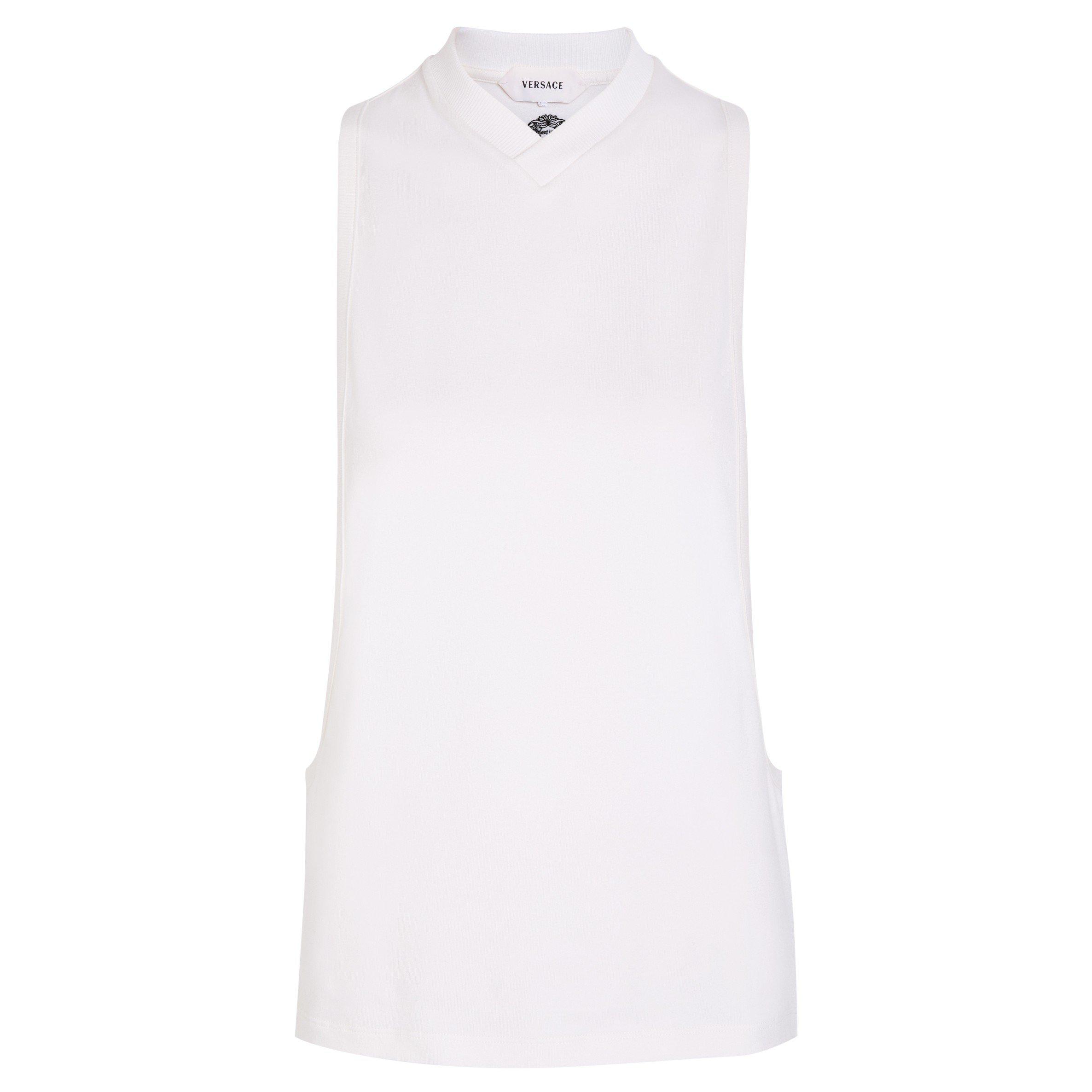 WHITE - Versace - Women's Cotton Tank Top - 1