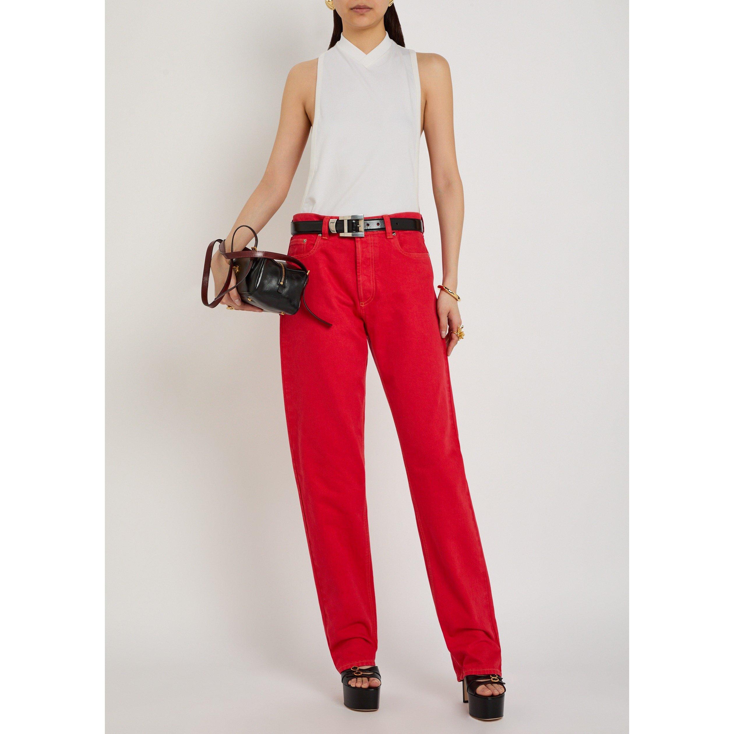 RED - Versace - PANT DENIM NON-STRETCH COLOR - 5