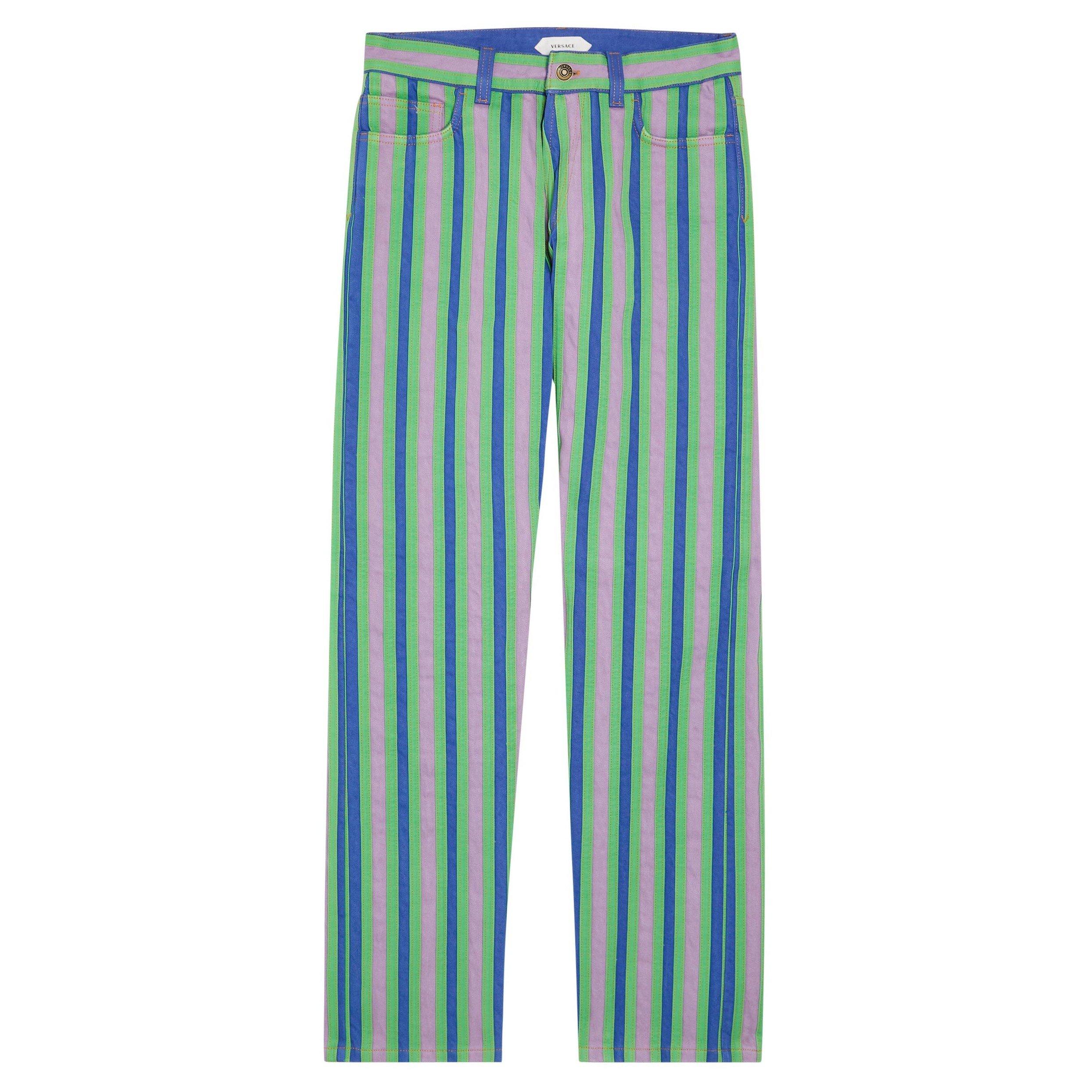 BLUE AND OTHER - Versace - PANT DENIM NON-STRETCH DENIM S - 1