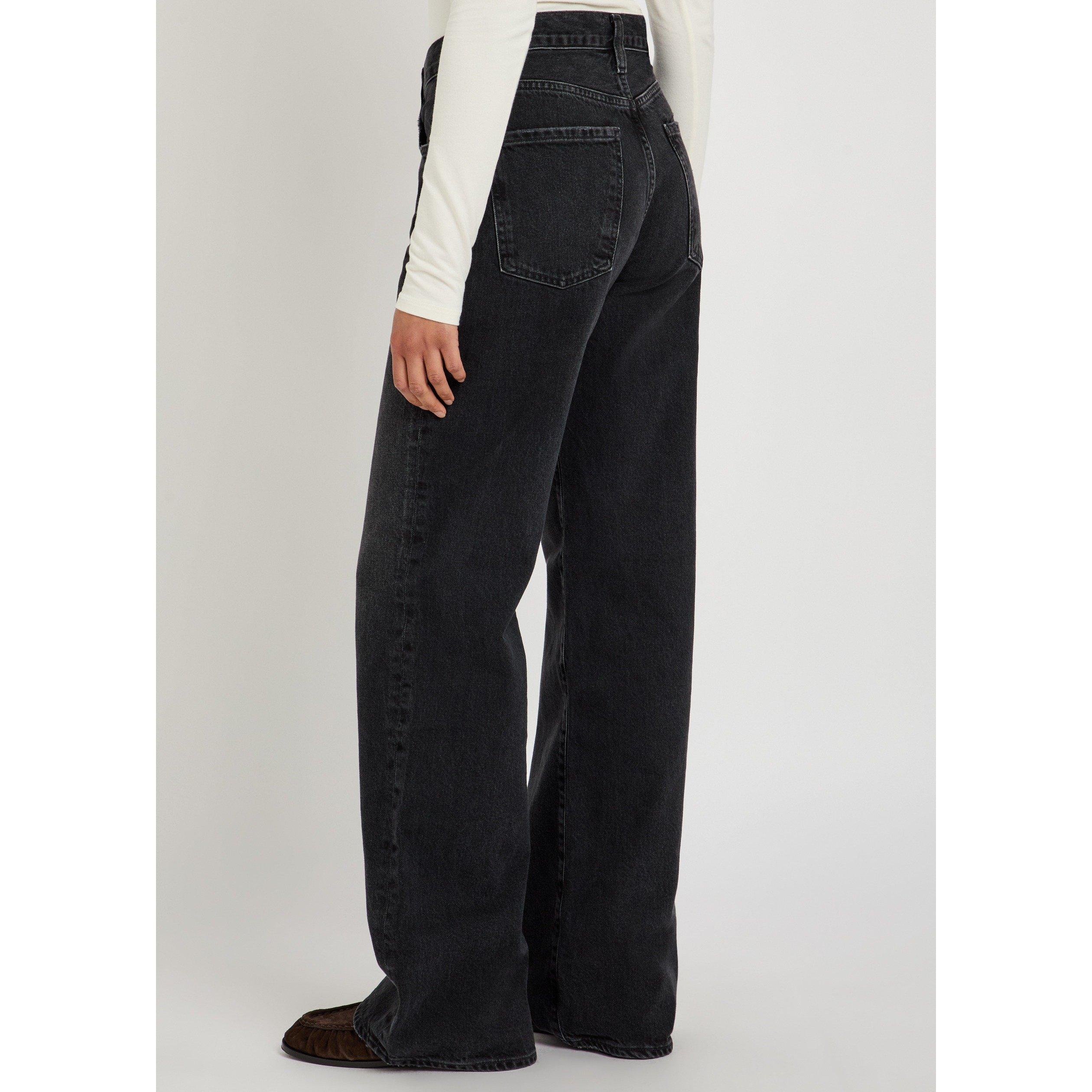 BLACK - Citizens Of Humanity - Women's Annina Raine Cotton Straight-Leg Jeans - 3