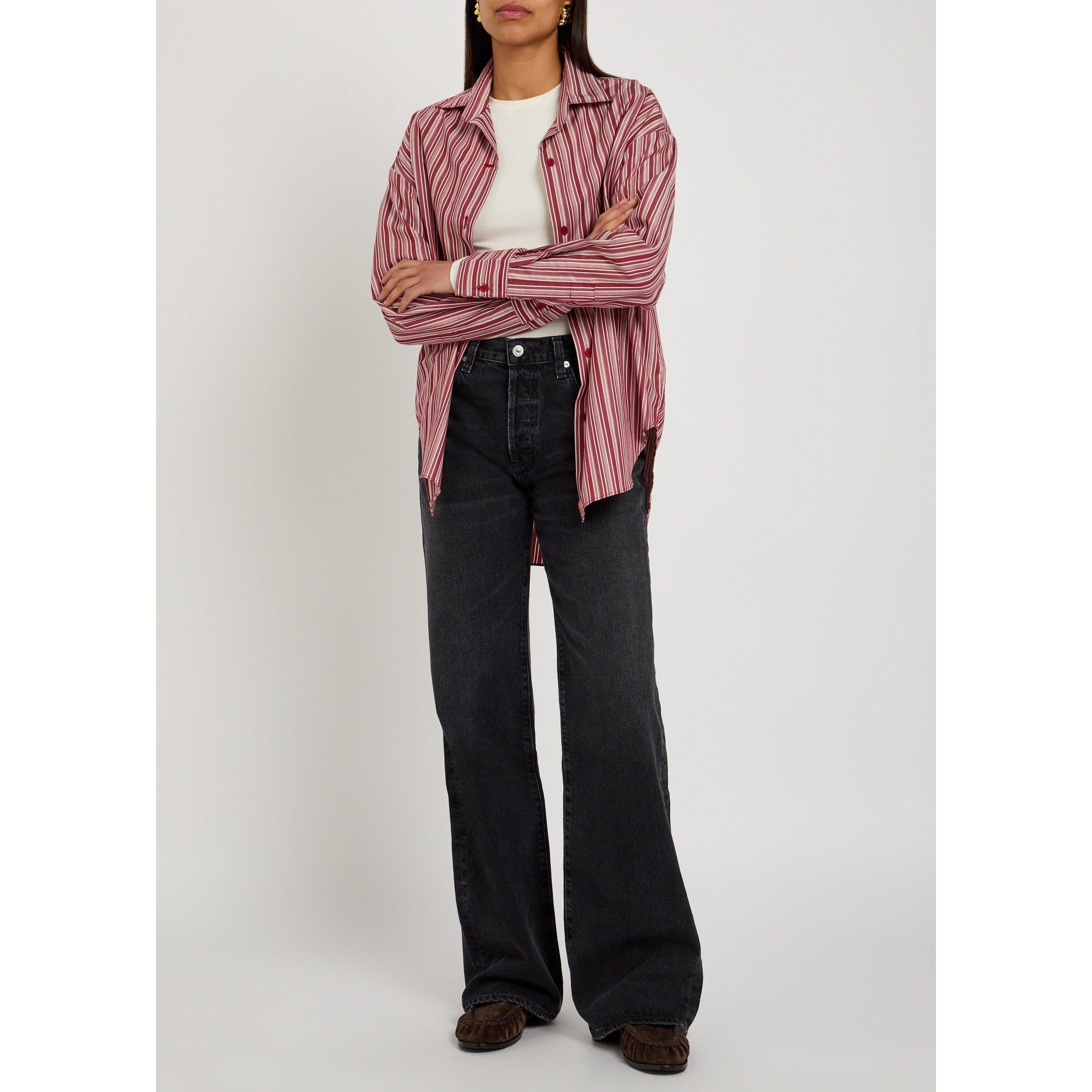 BLACK - Citizens Of Humanity - Women's Annina Raine Cotton Straight-Leg Jeans - 5