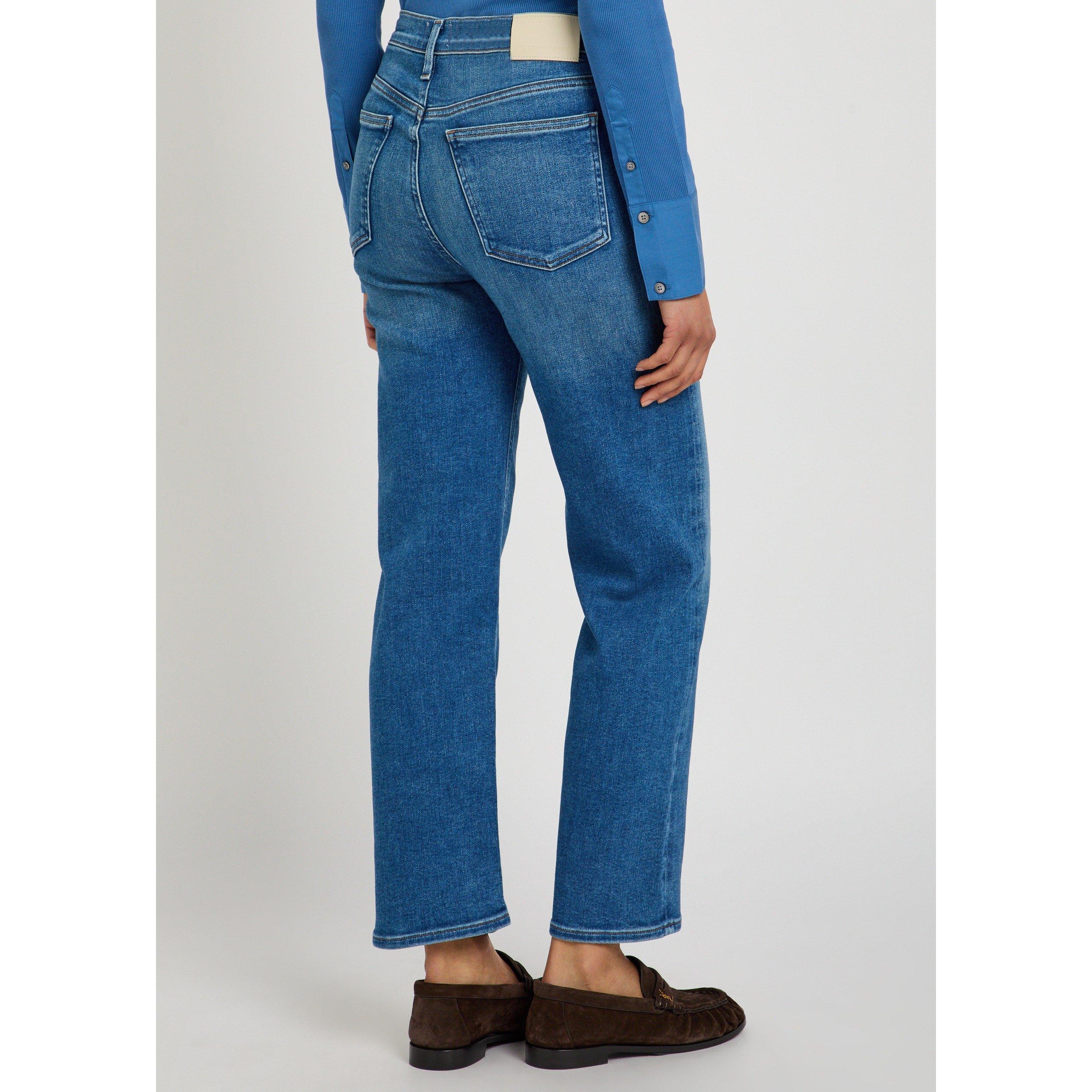 BLUE - Citizens Of Humanity - Women's Palma Straight Panama High-Rise Jeans - 3